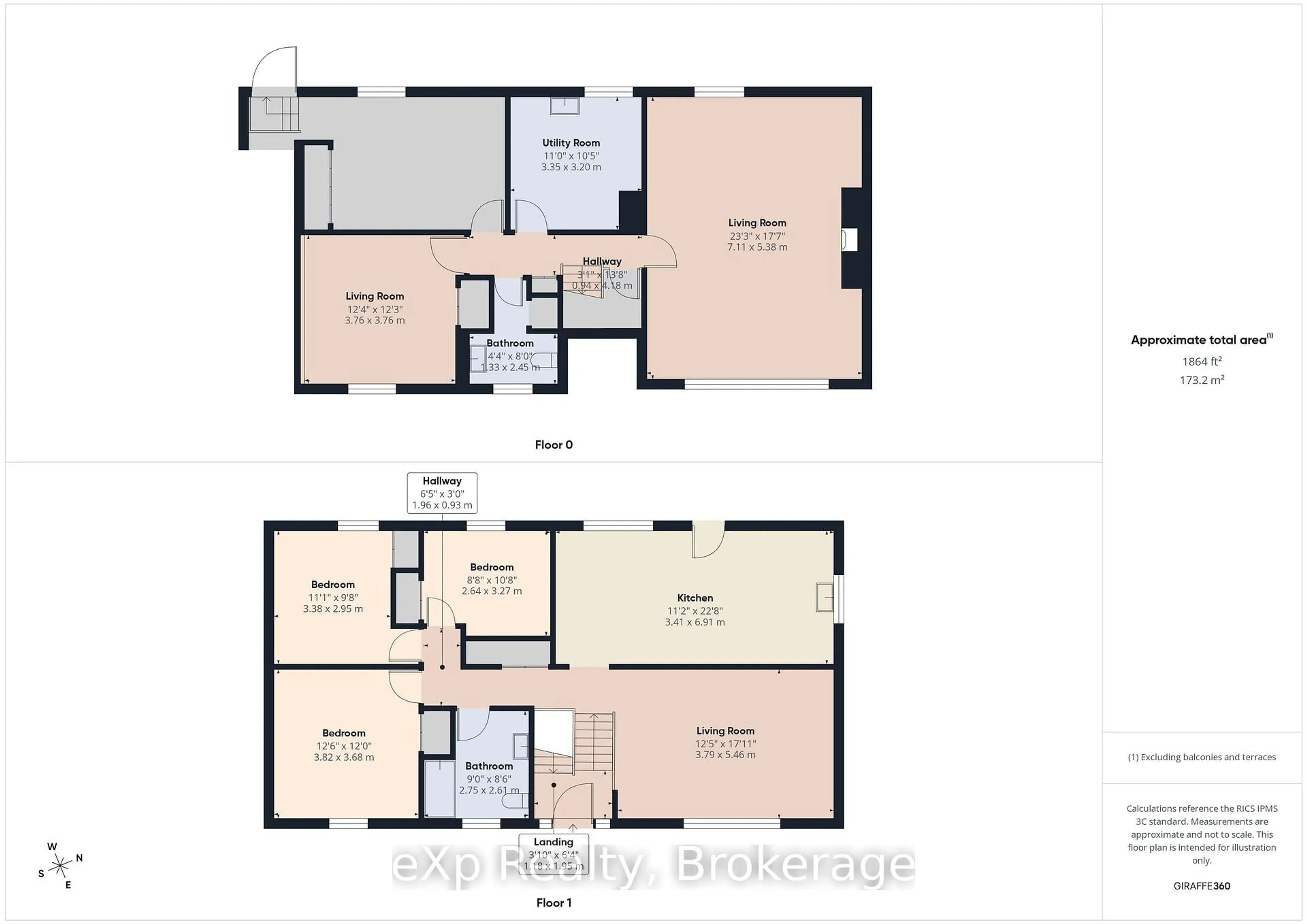 Floor plan for 303 Mary St, Brockton Ontario N0G 2V0