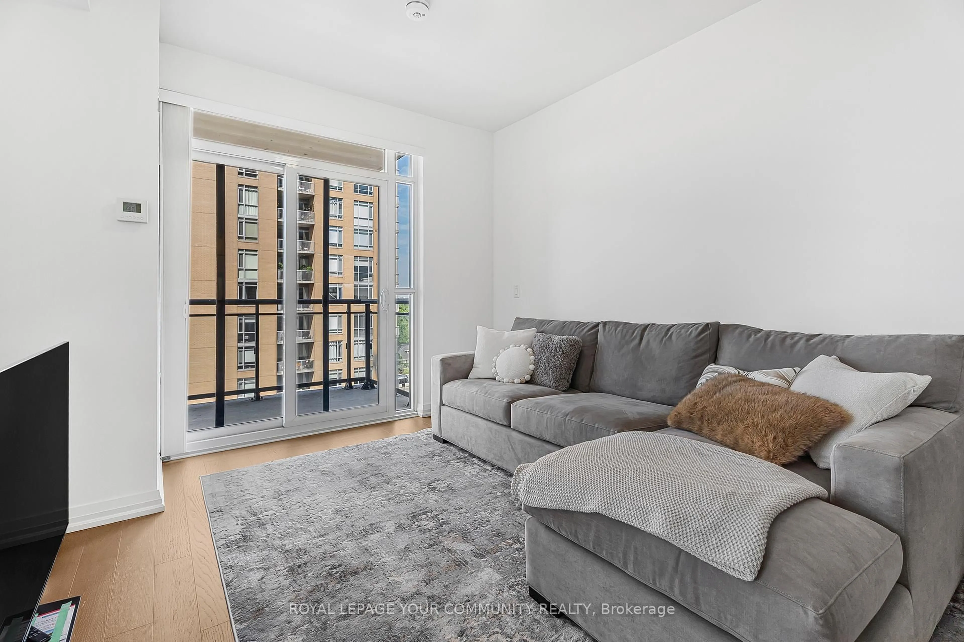 Living room with furniture, unknown for 155 Caroline St #802, Waterloo Ontario N2L 0J8