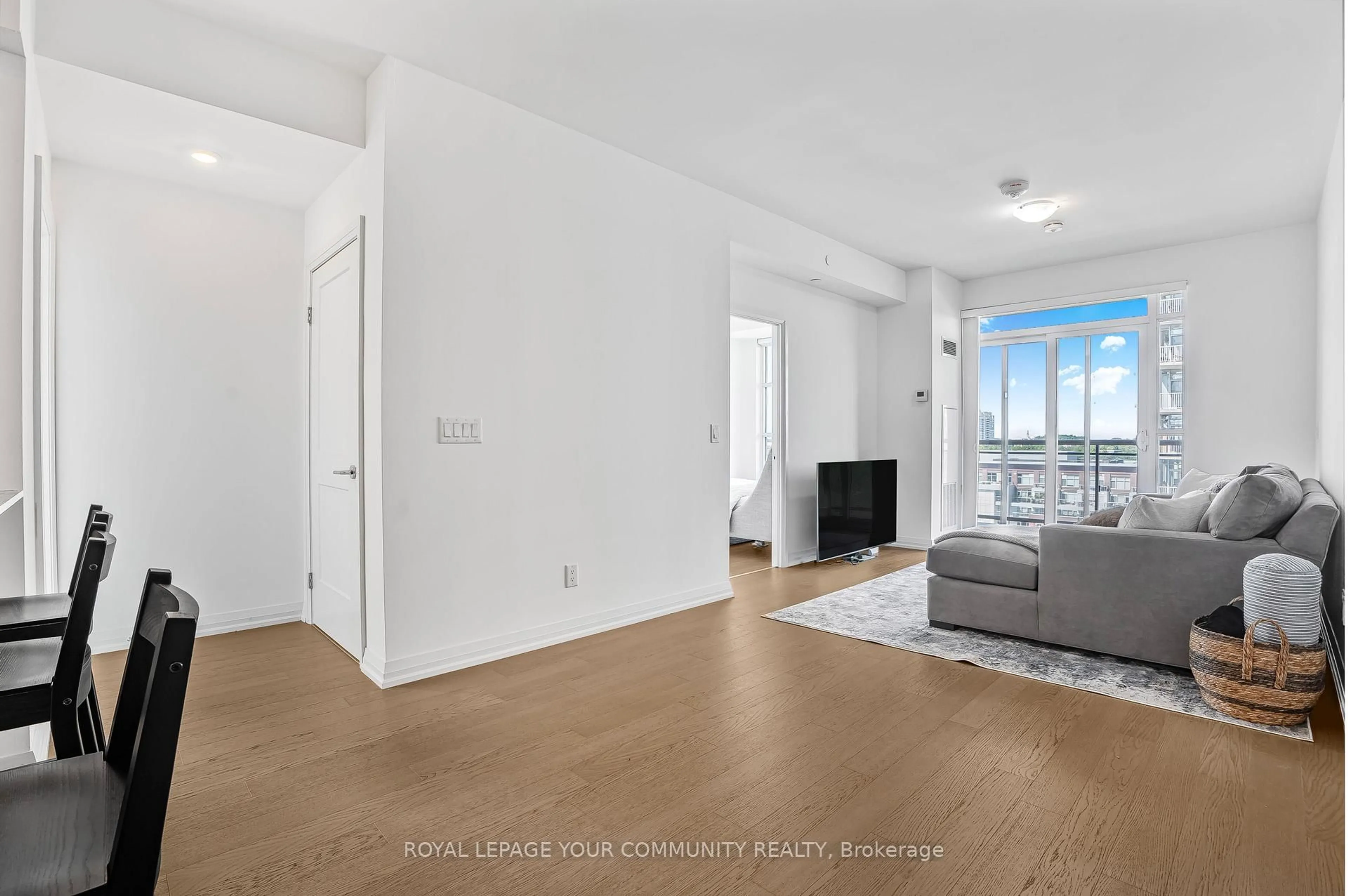 Living room with furniture, floor is not visible for 155 Caroline St #802, Waterloo Ontario N2L 0J8