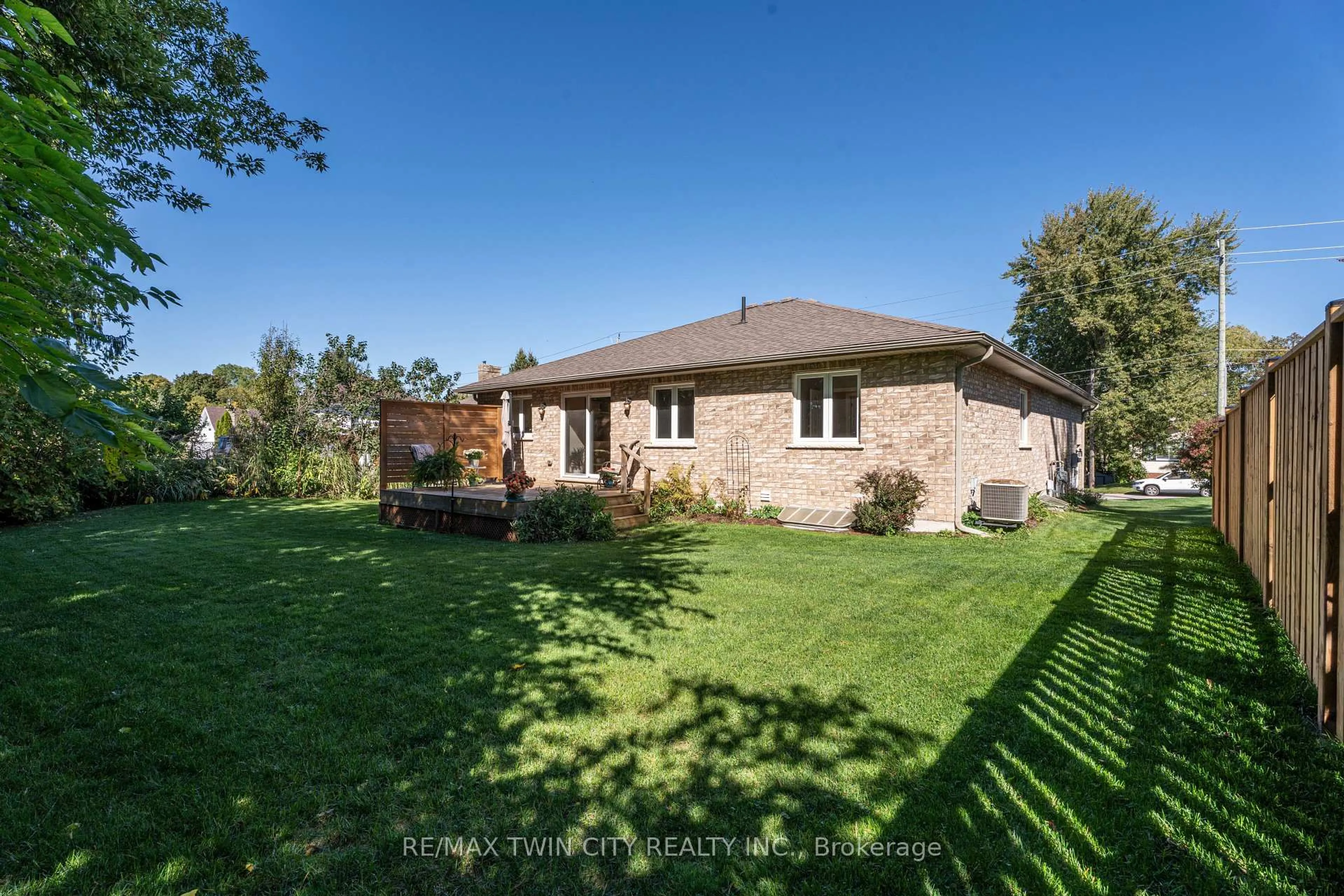 A pic from outside/outdoor area/front of a property/back of a property/a pic from drone, water/lake/river/ocean view for 23 David St, Wellesley Ontario N0B 2T0
