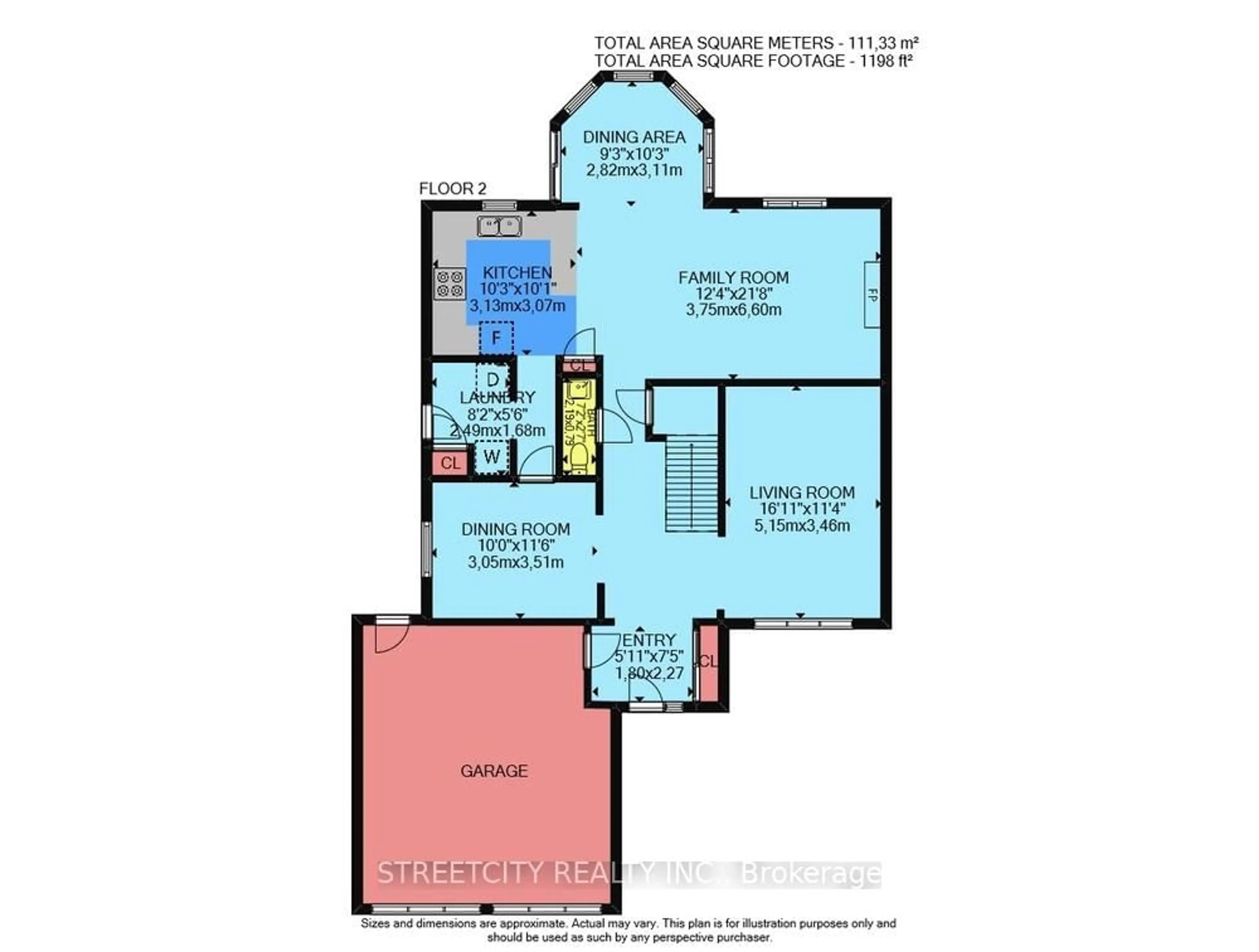 Floor plan for 713 Guildwood Blvd, London North Ontario N6H 5G2