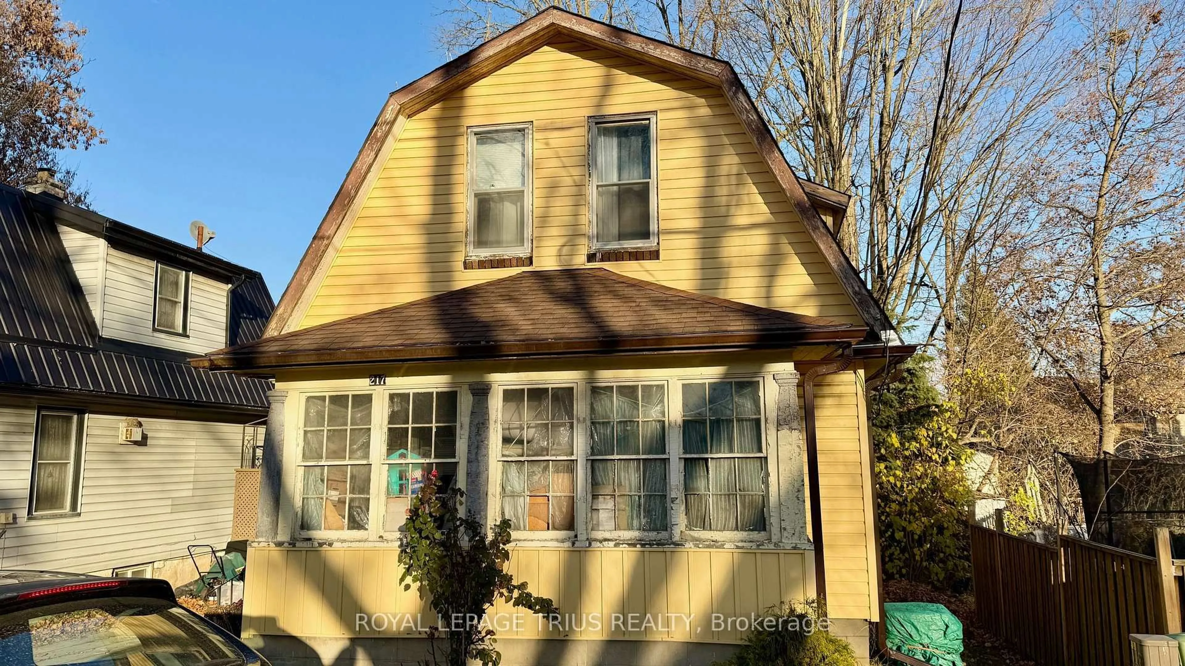 Home with vinyl exterior material, street for 217 QUEEN St, Norfolk Ontario N3Y 3Y8