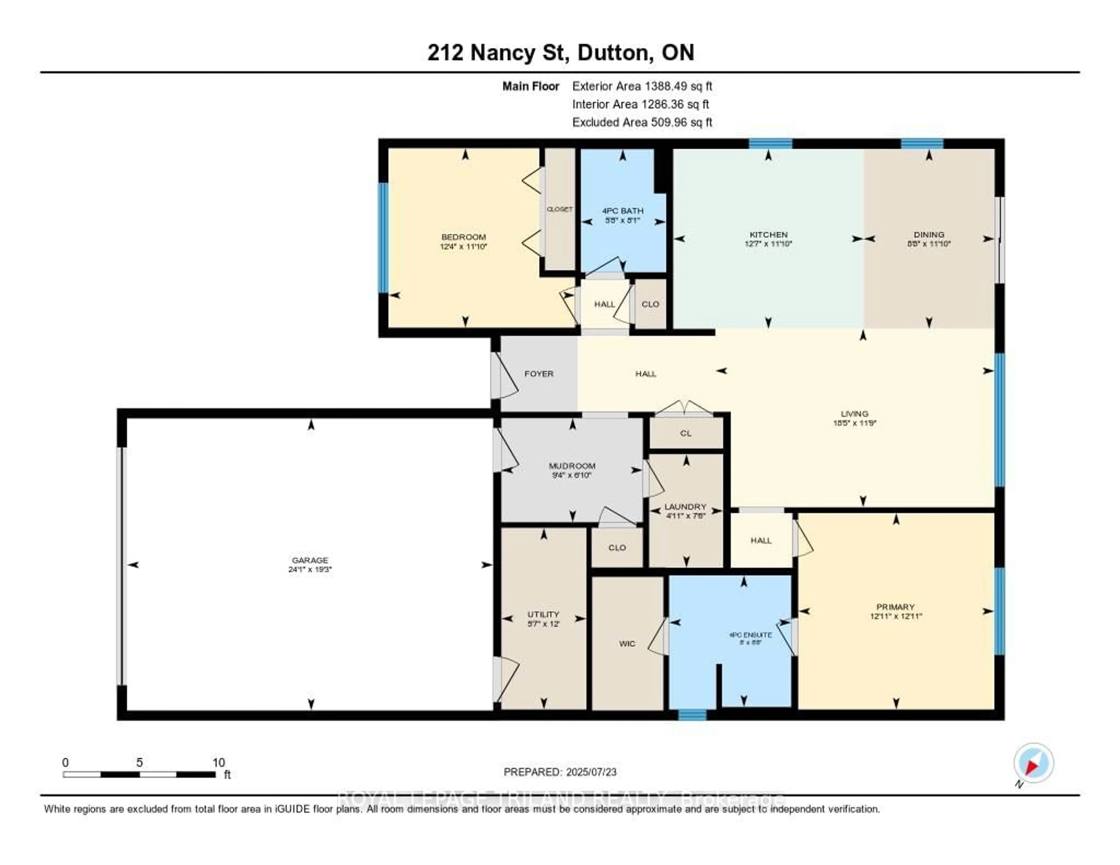 Floor plan for 212 Nancy St, Dutton/Dunwich Ontario N0L 1J0