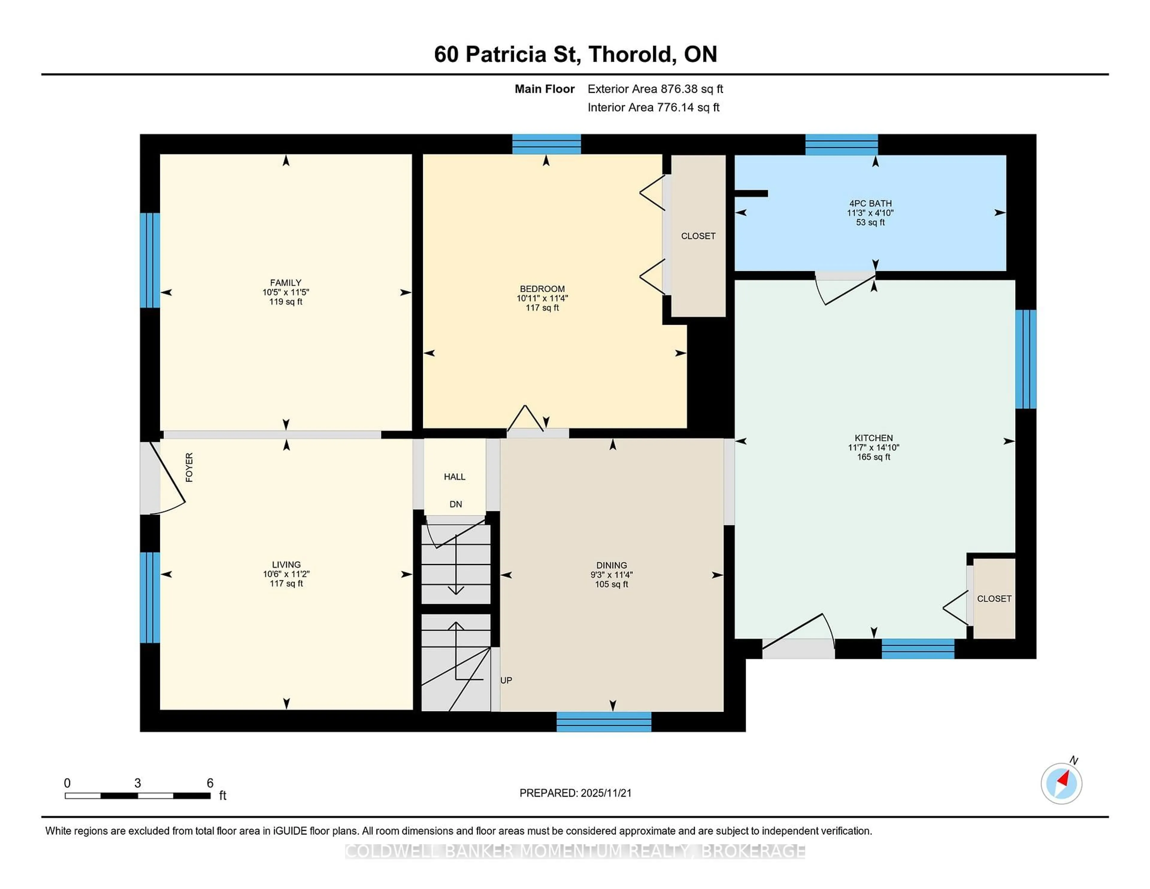 Floor plan for 60 Patricia St, Thorold Ontario L2V 3W1
