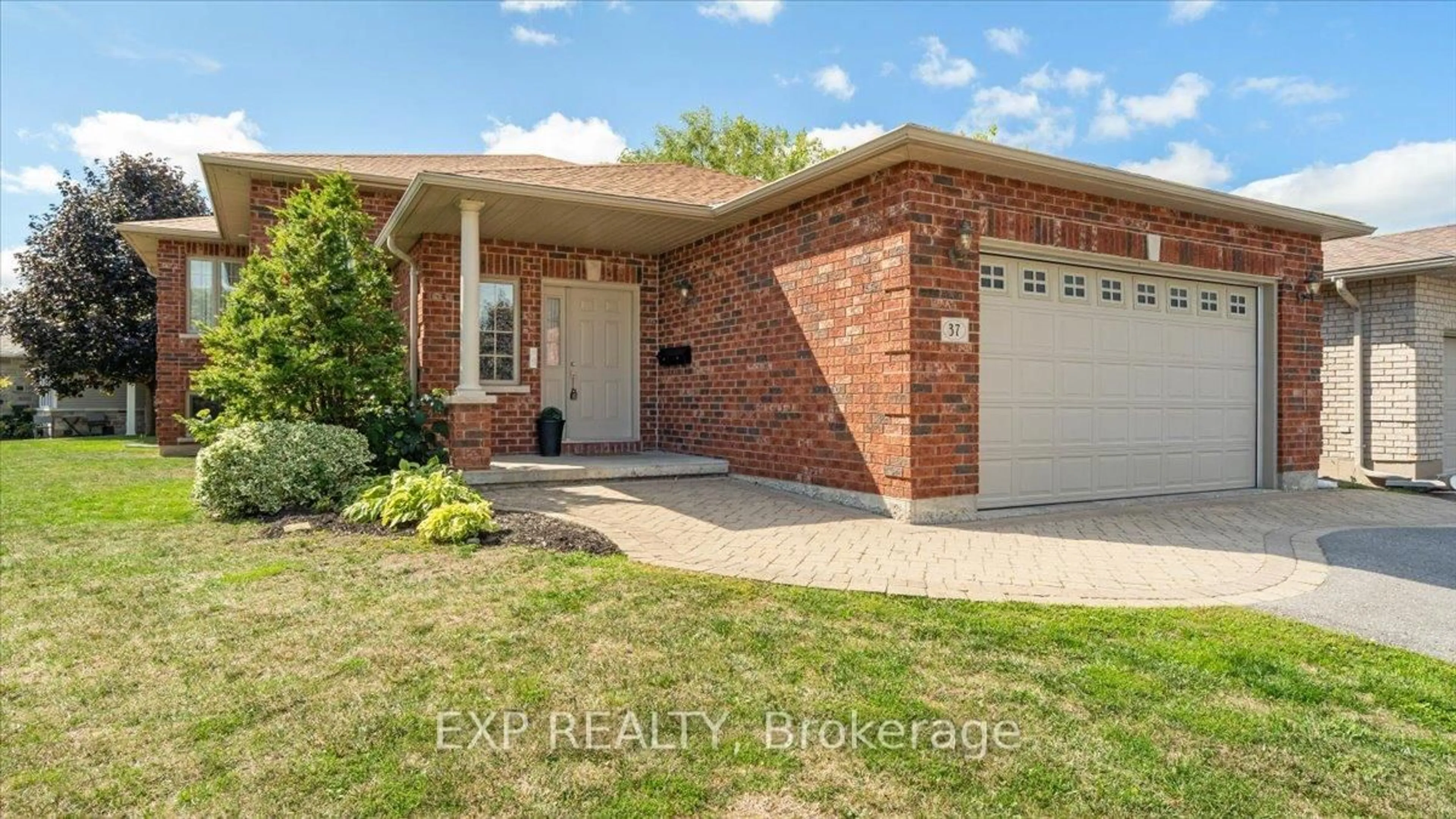 Home with brick exterior material, street for 37 Boyce Crt, Belleville Ontario K8P 5N9