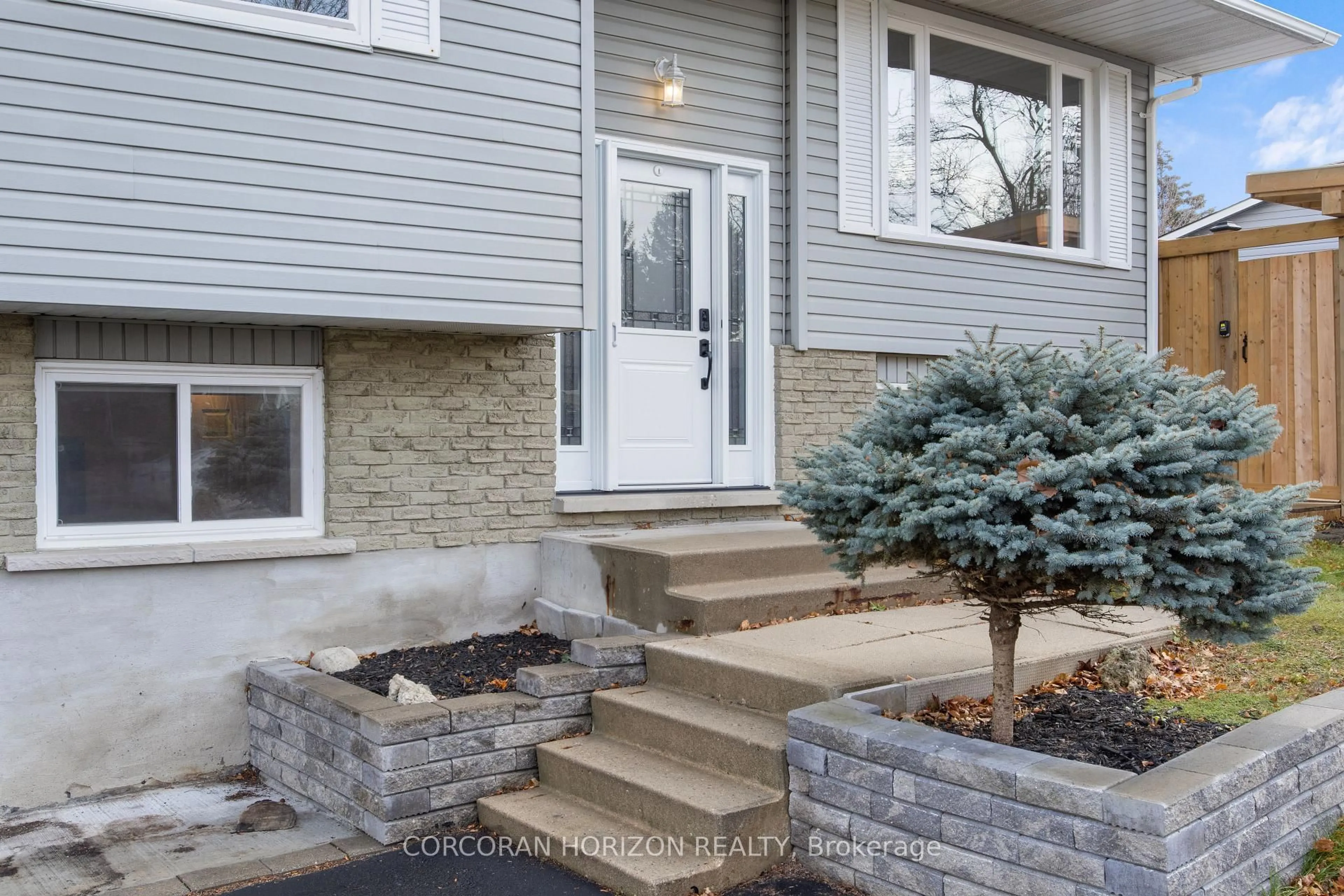Home with brick exterior material, street for 60 Devonglen Dr, Kitchener Ontario N2E 2C5