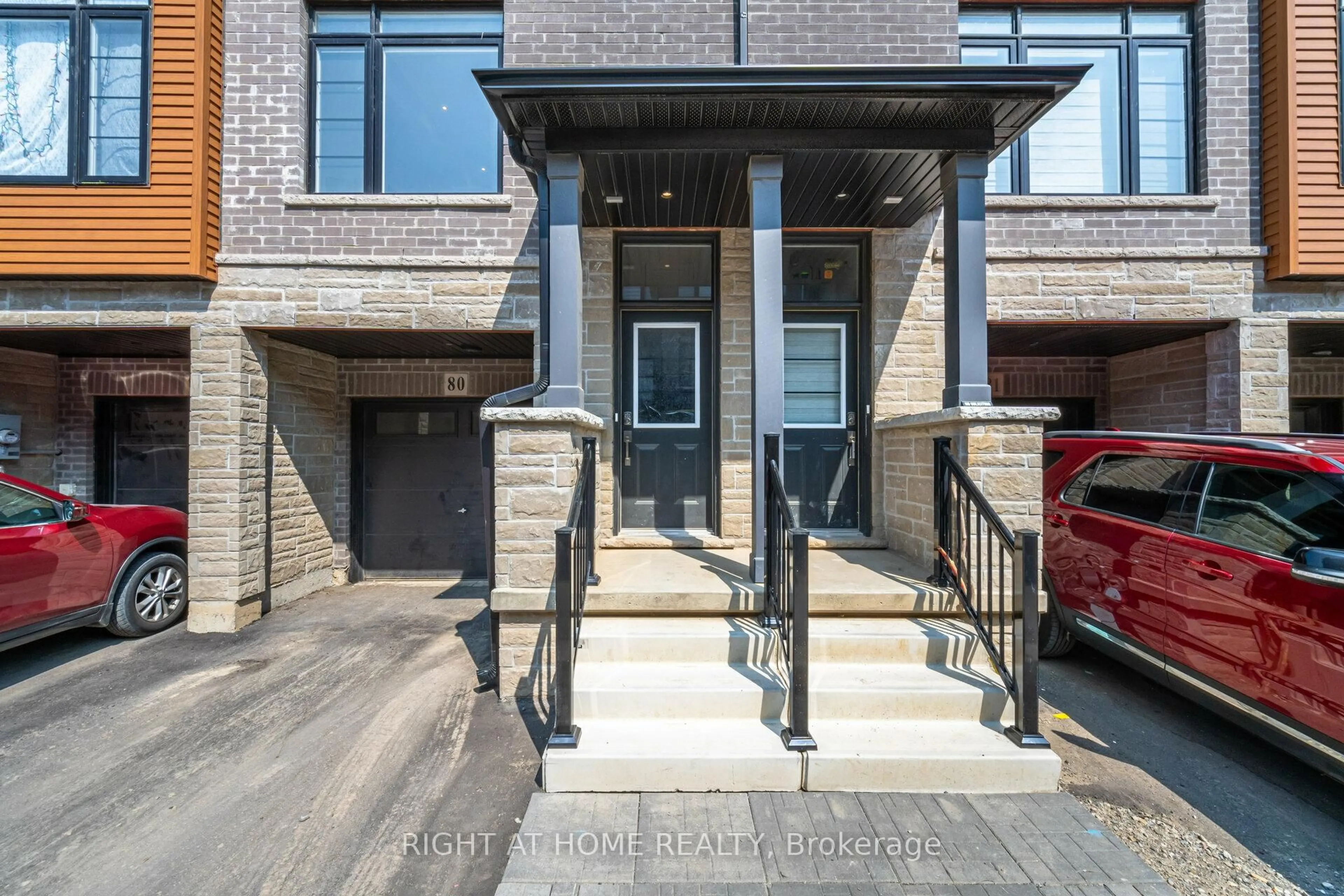 Home with brick exterior material, street for 461 Blackburn Dr #80, Brantford Ontario N3T 0W9