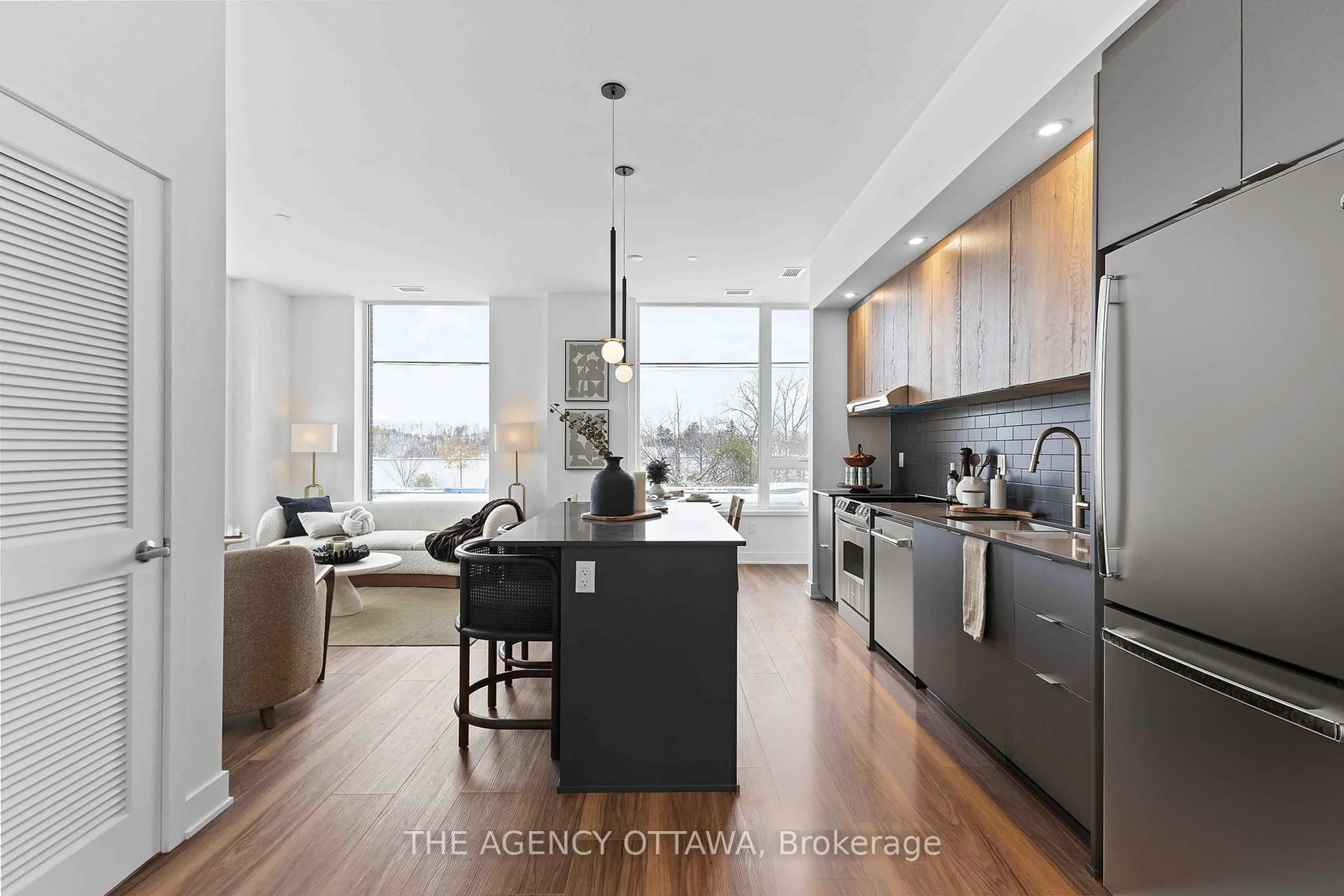 Open concept kitchen, unknown for 3071 Riverside Dr #211, Ottawa Ontario K1V 9R2