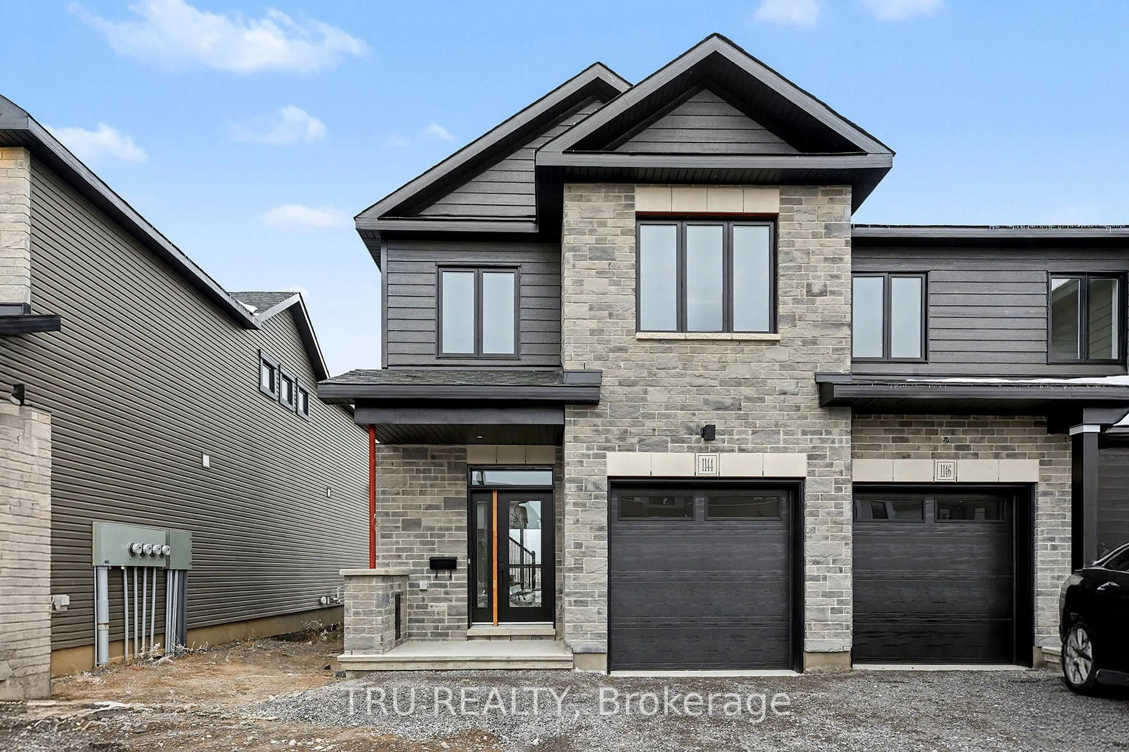 Home with brick exterior material, street for 1144 Cope Dr, Stittsville Ontario K2S 3C3