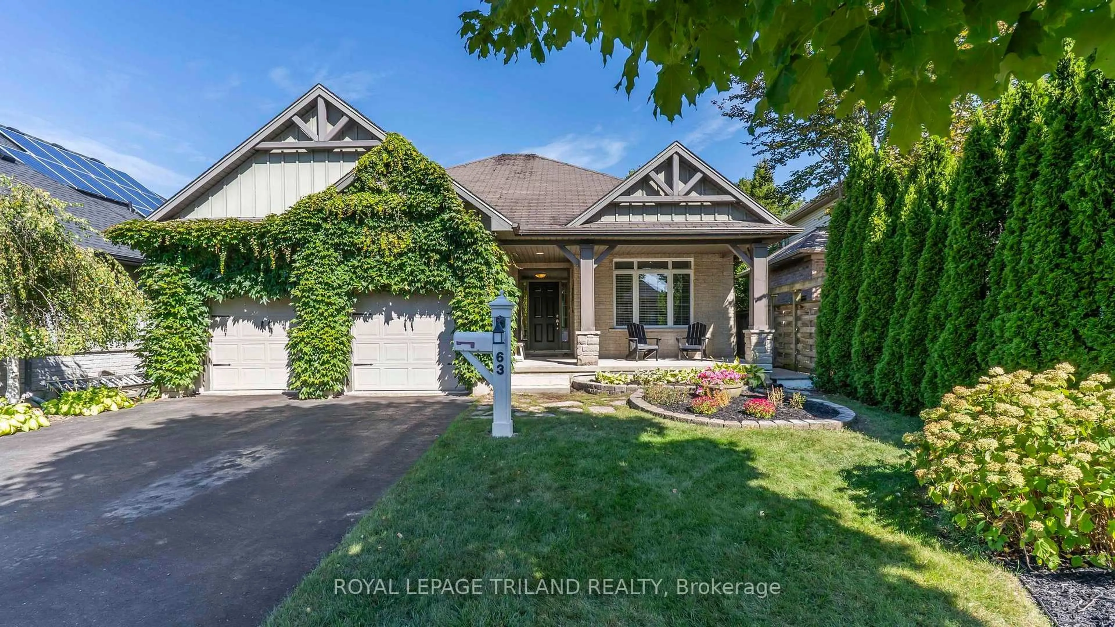 Home with brick exterior material, street for 63 HUMMINGBIRD Lane, St. Thomas Ontario N5R 6M8