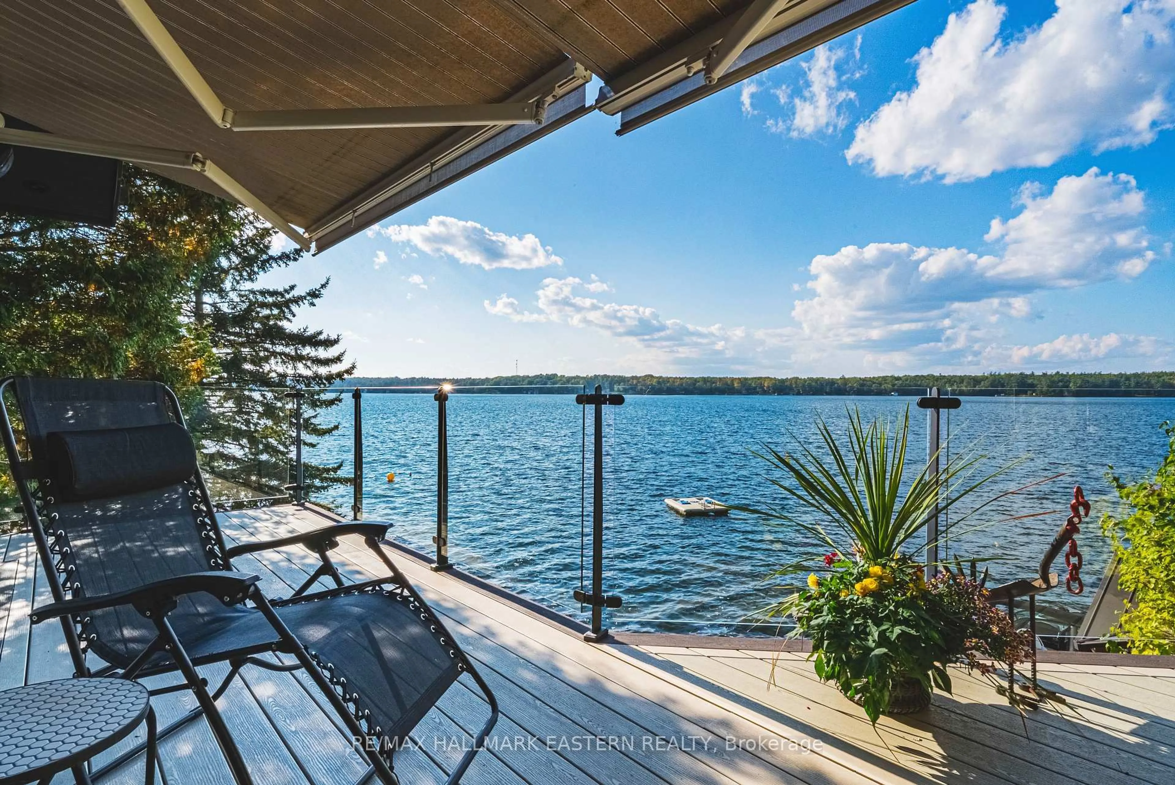 Patio, water/lake/river/ocean view for 1052 Tedford Lane, Douro-Dummer Ontario K0L 2H0