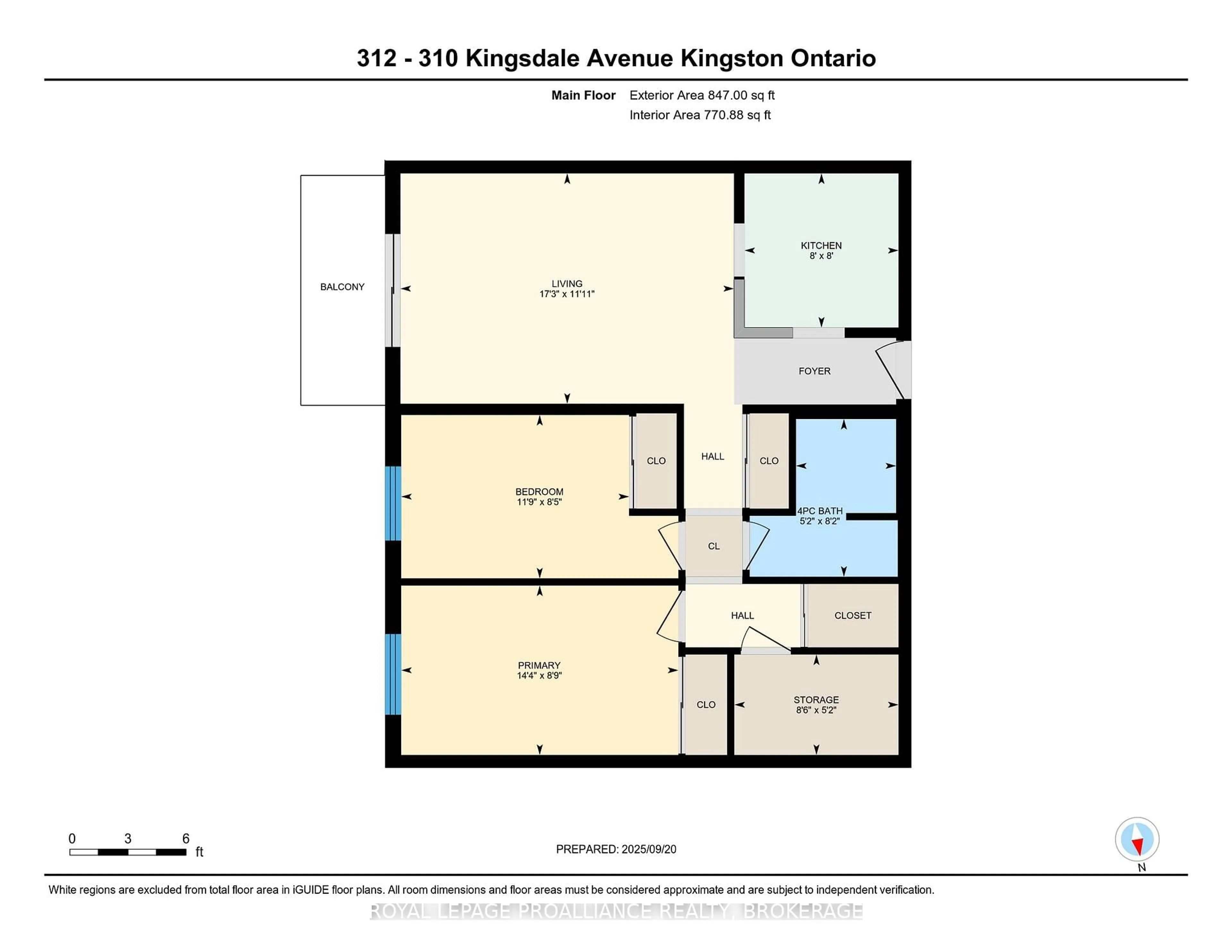 Floor plan for 310 Kingsdale Ave #312, Kingston Ontario K7M 8S1