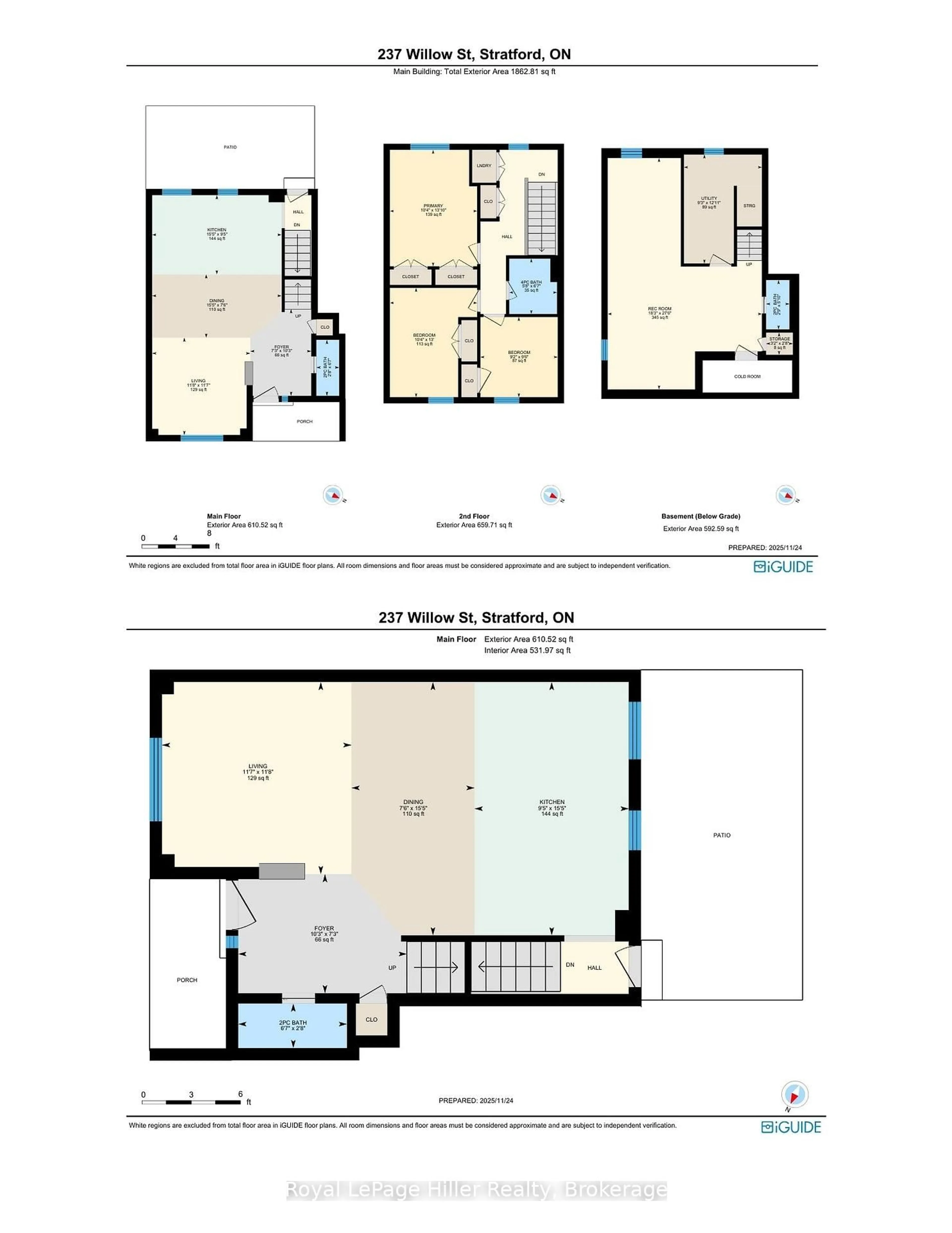 Floor plan for 237 Willow St, Stratford Ontario N5A 3B6