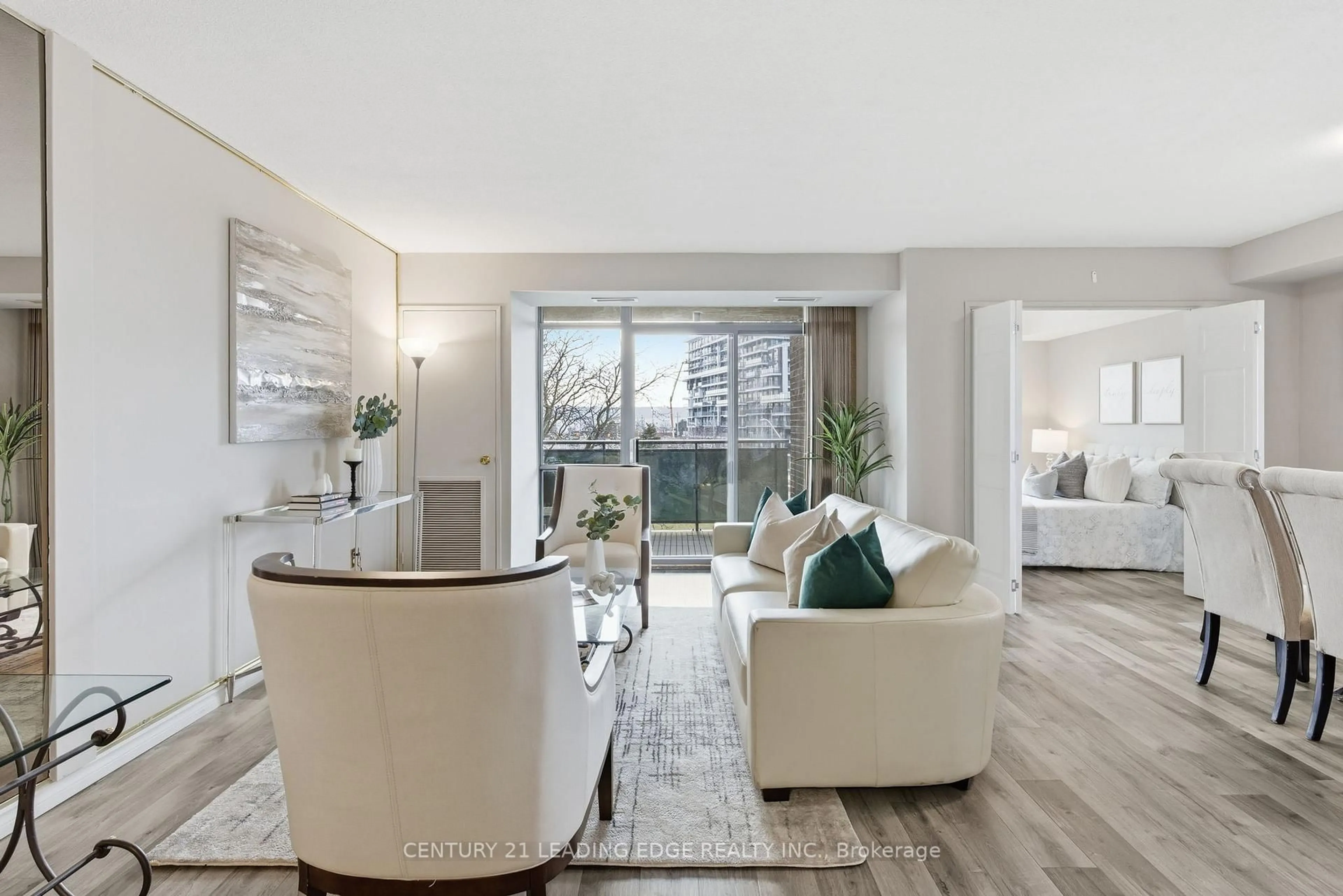 Living room with furniture, unknown for 301 Frances Ave #407, Hamilton Ontario L8E 3W6