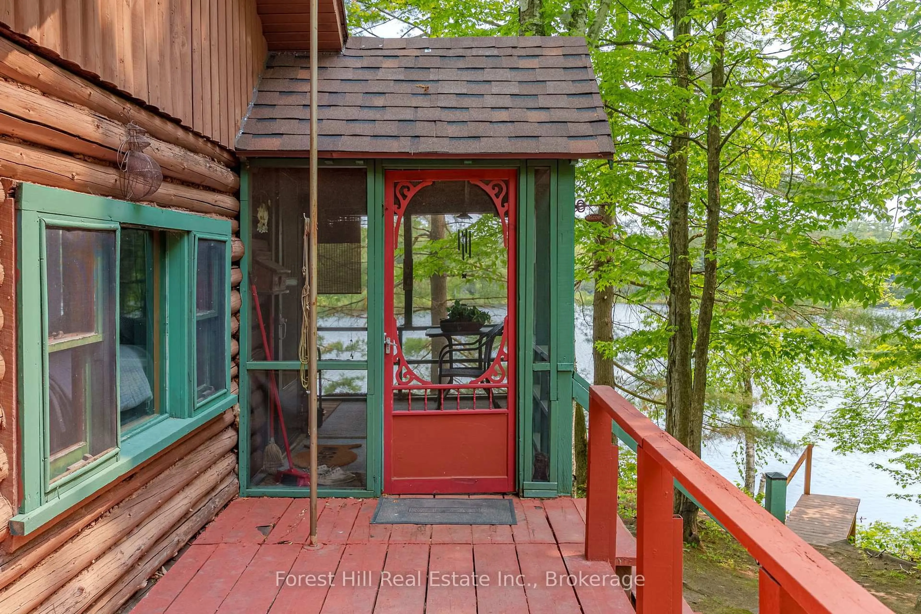 Patio, water/lake/river/ocean view for 1067 West Black Lake Rd, Muskoka Lakes Ontario P0C 1M0