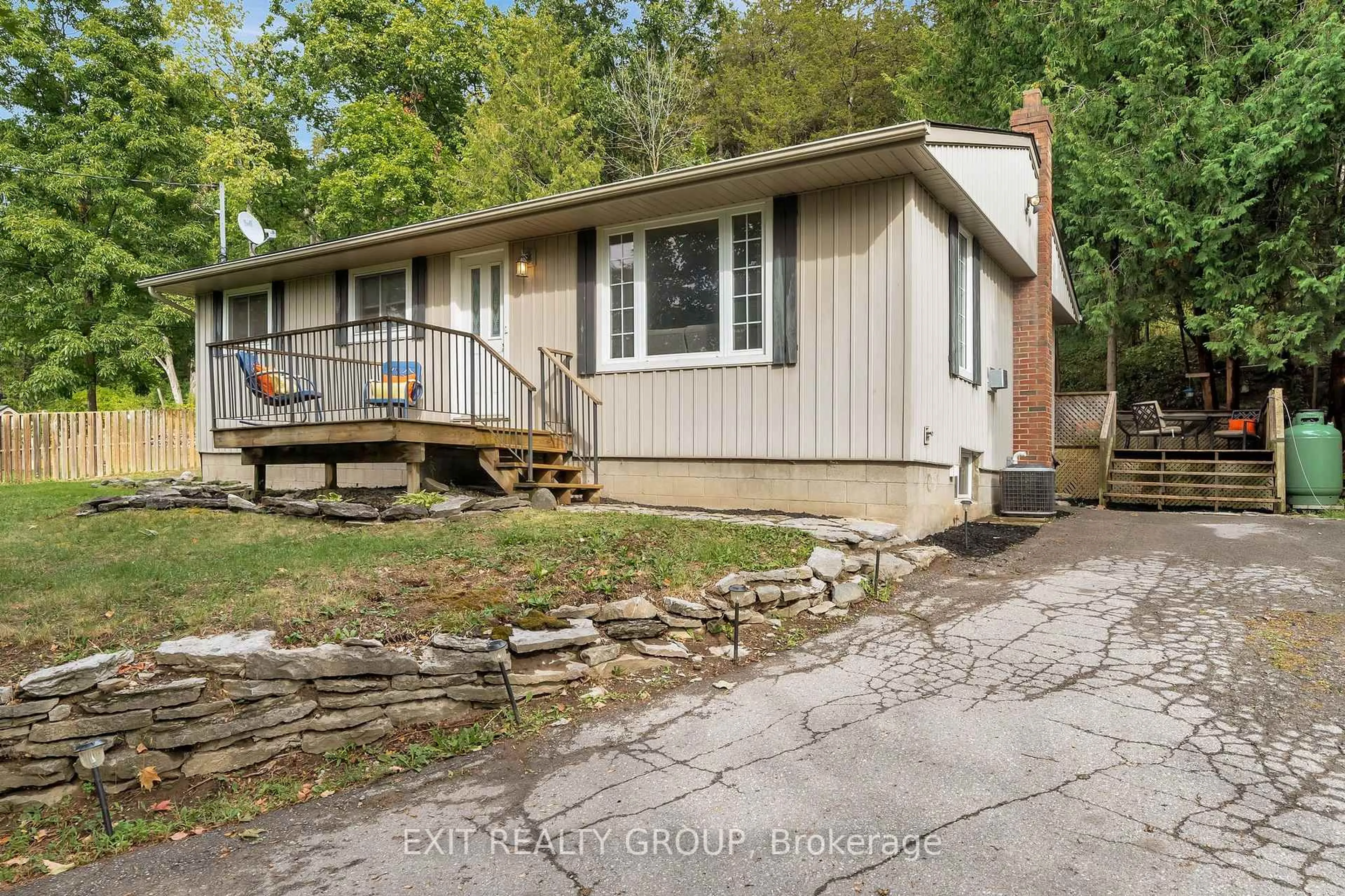 Home with vinyl exterior material, street for 340 Frankford-Stirling Rd, Hastings Ontario K0K 2C0