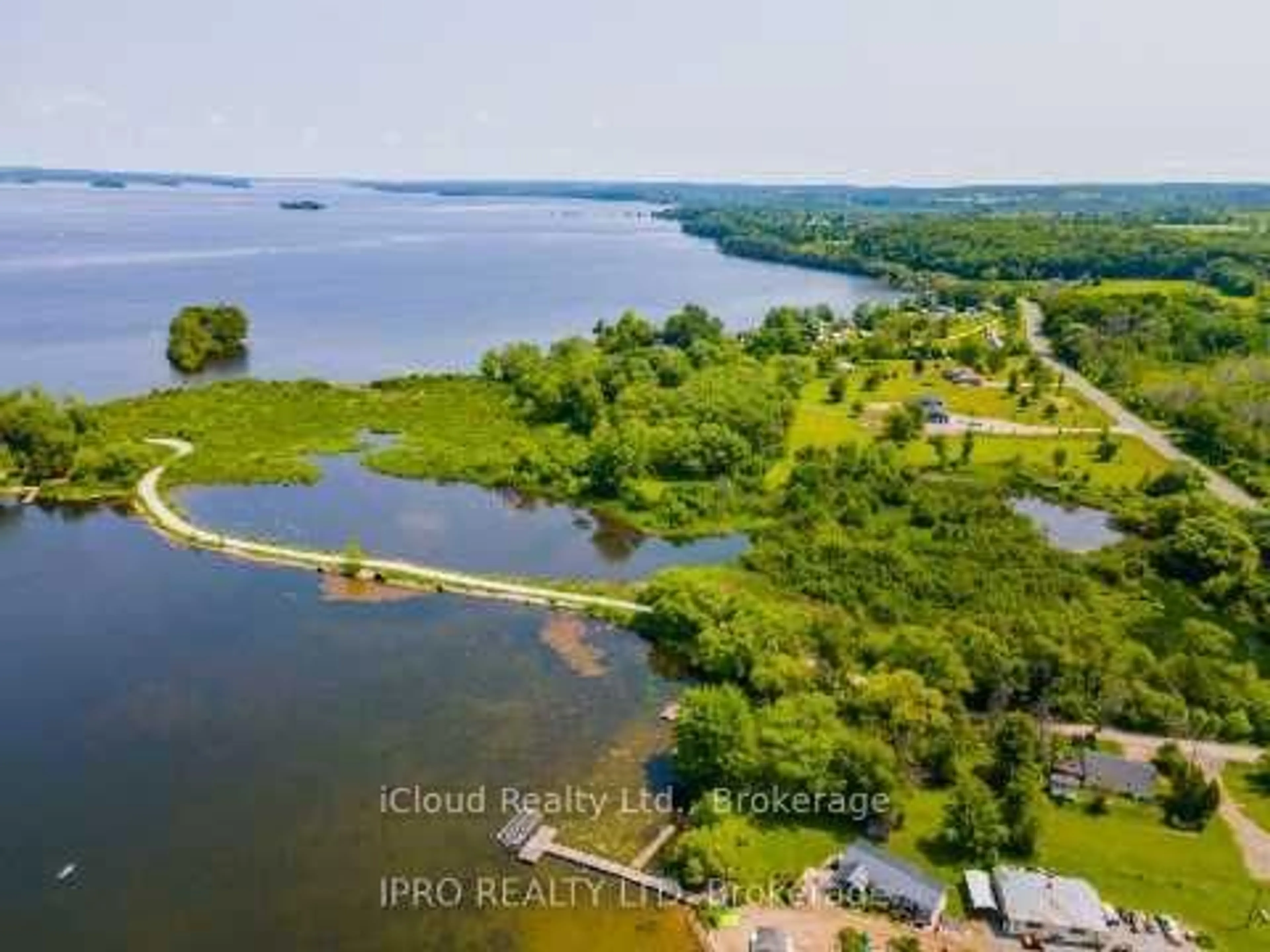 A pic from outside/outdoor area/front of a property/back of a property/a pic from drone, water/lake/river/ocean view for 5538 RICE LAKE SCENIC Dr, Hamilton Township Ontario K0K 2E0