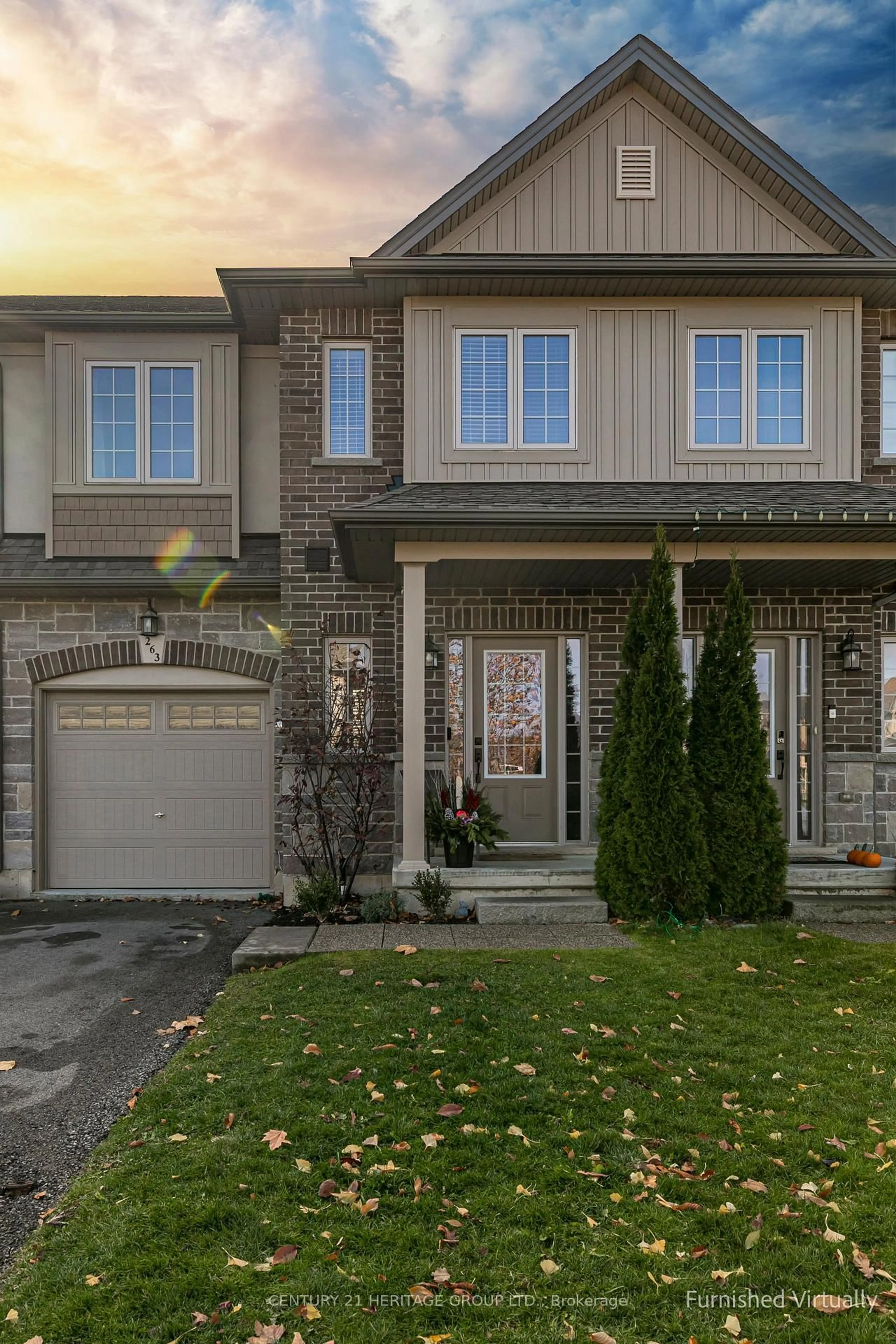 Home with brick exterior material, street for 263 Pumpkin Pass, Hamilton Ontario L0R 1C0