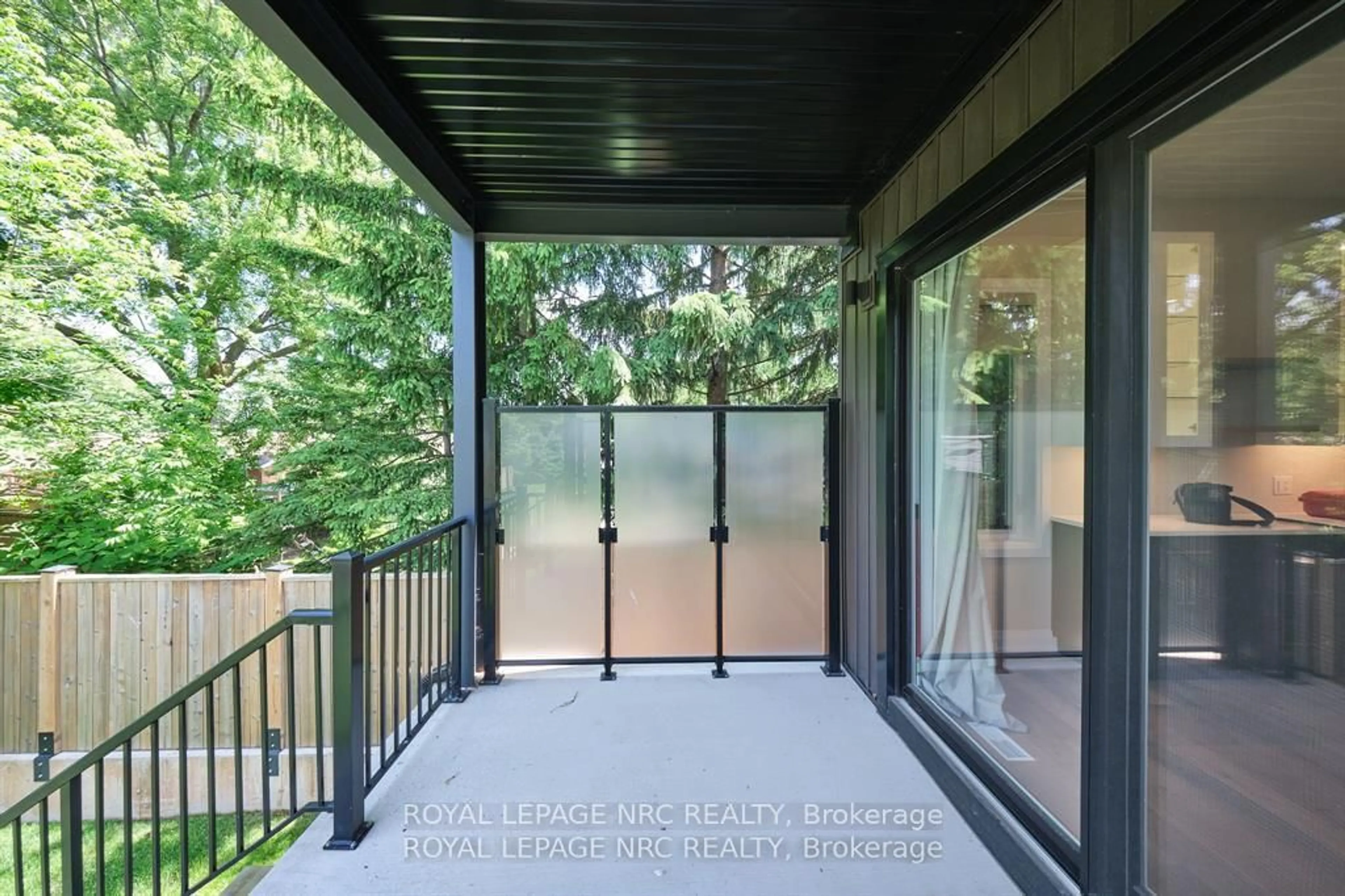 Patio, forest/trees view for 1465 Station St #13, Pelham Ontario L0S 1E0