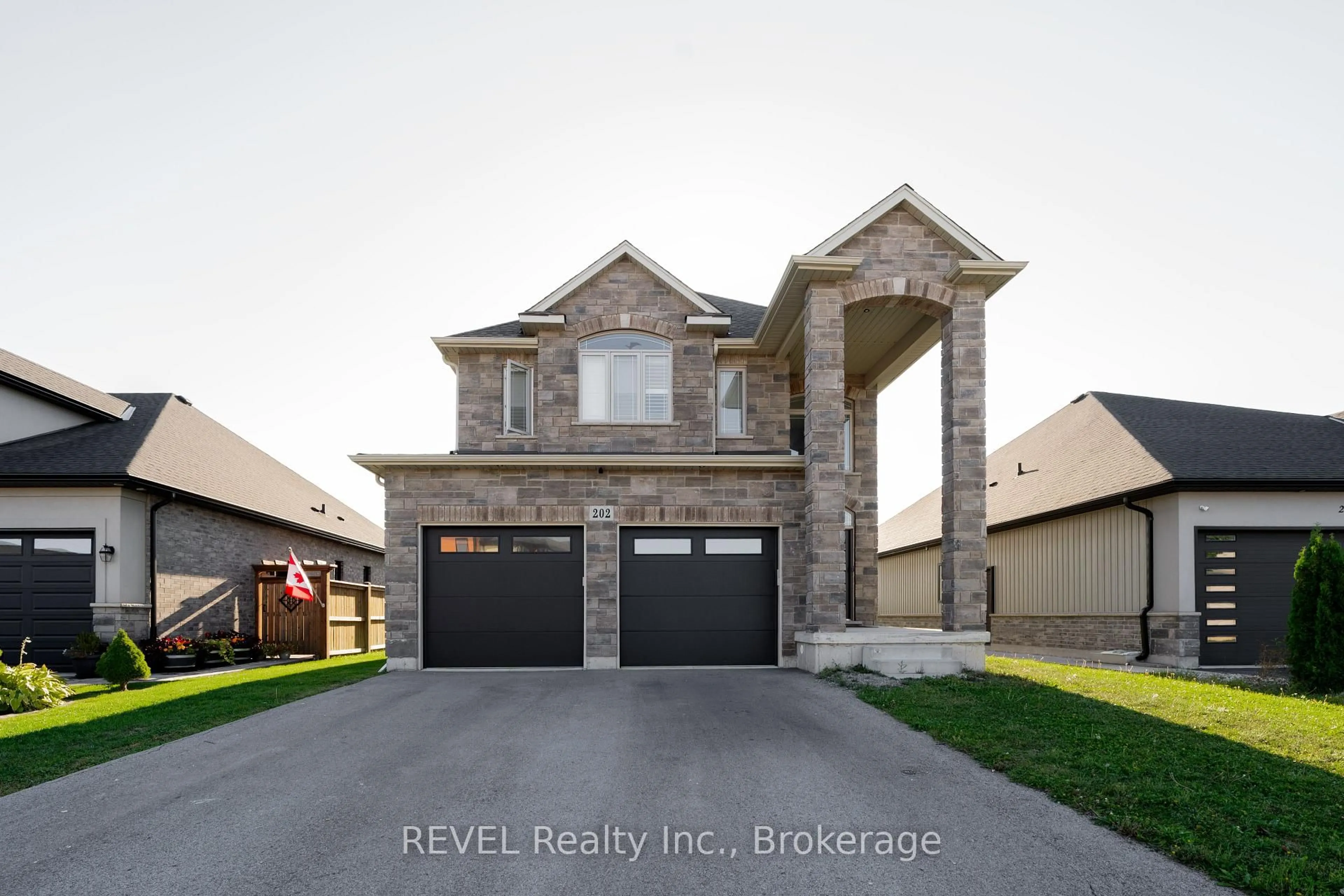 Home with brick exterior material, street for 202 VIGER Dr, Welland Ontario L3B 5E9