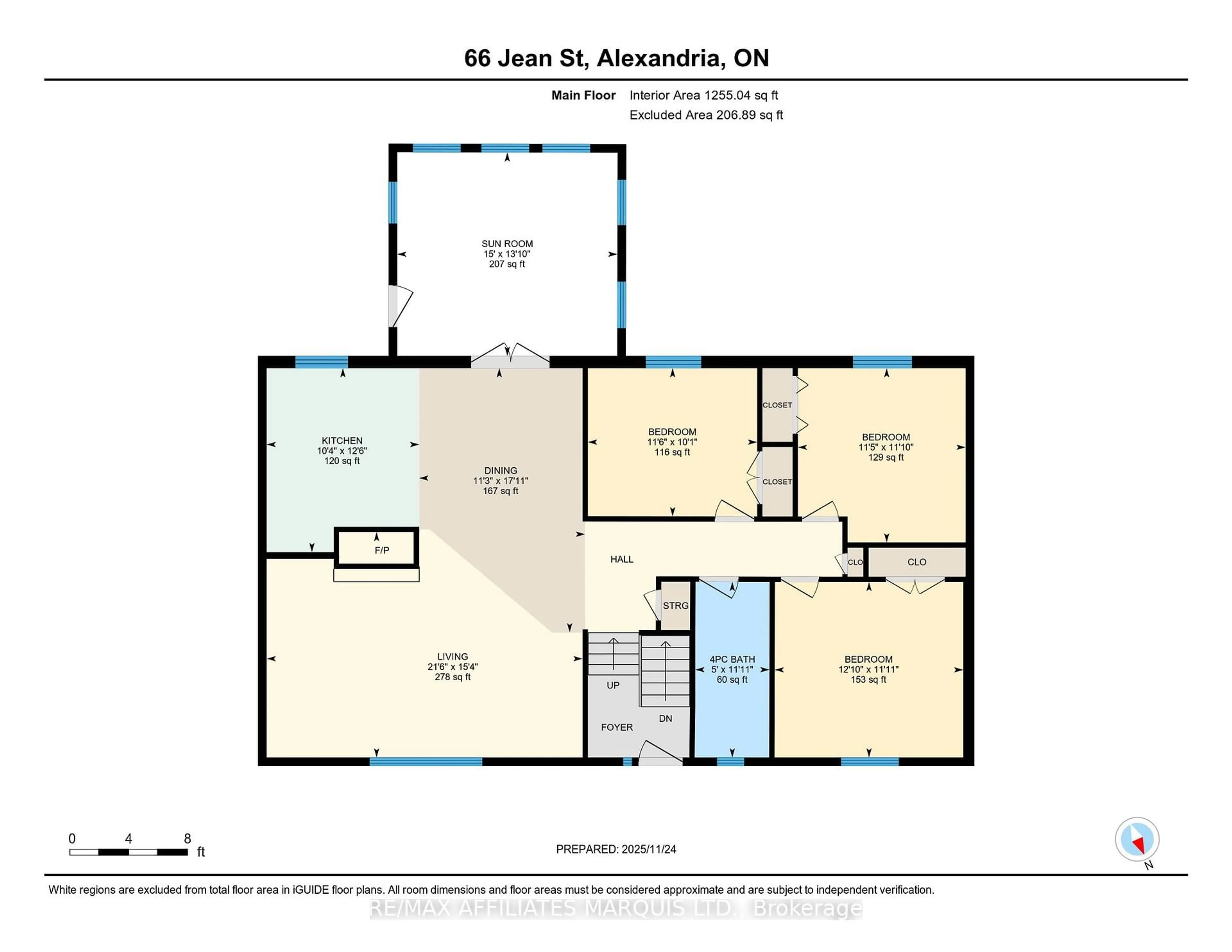 Floor plan for 66 Jean St, North Glengarry Ontario K0C 1A0