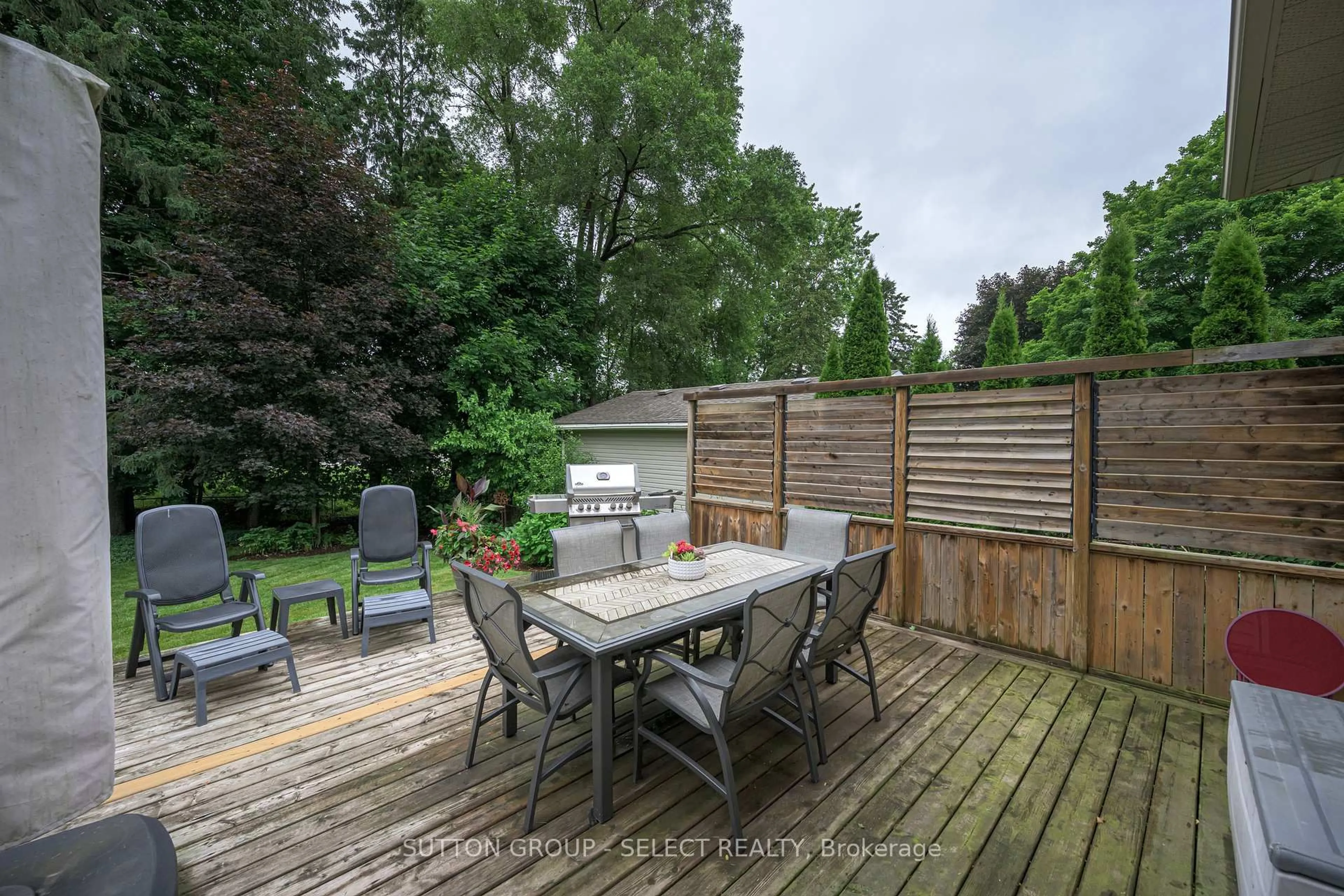 Patio, forest/trees view for 643 Dunboyne Cres, London North Ontario N5X 1Y1
