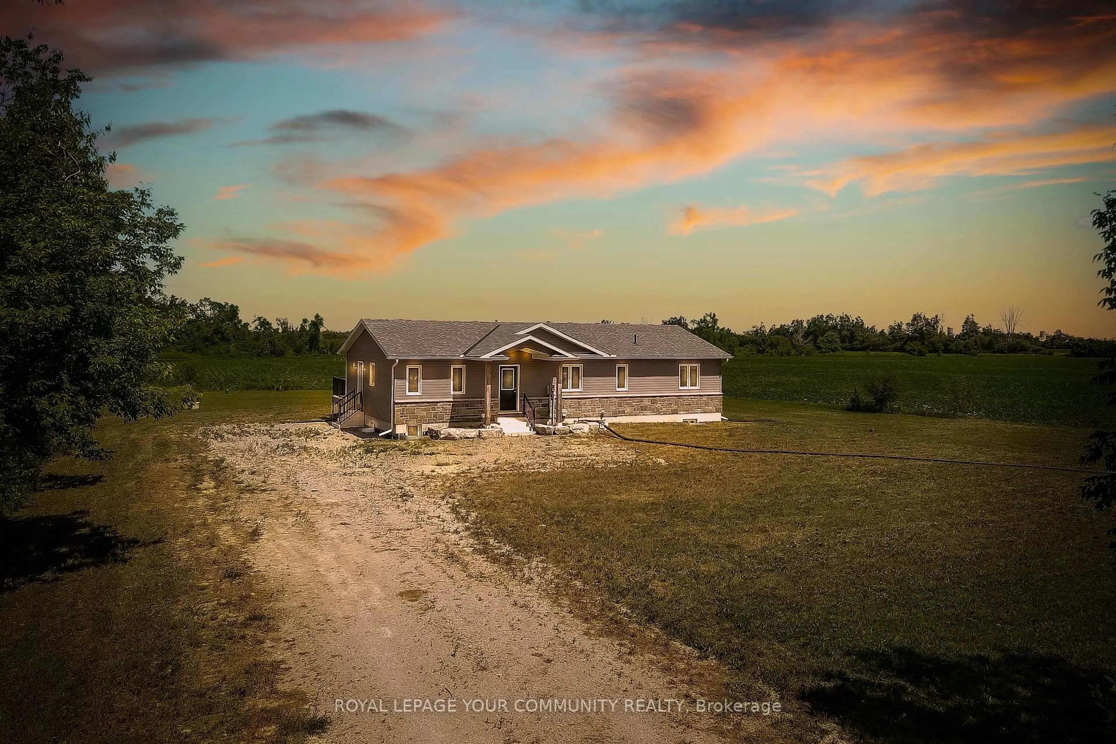 A pic from outside/outdoor area/front of a property/back of a property/a pic from drone, building for 371 Linden Valley Rd, Kawartha Lakes Ontario K0M 2T0