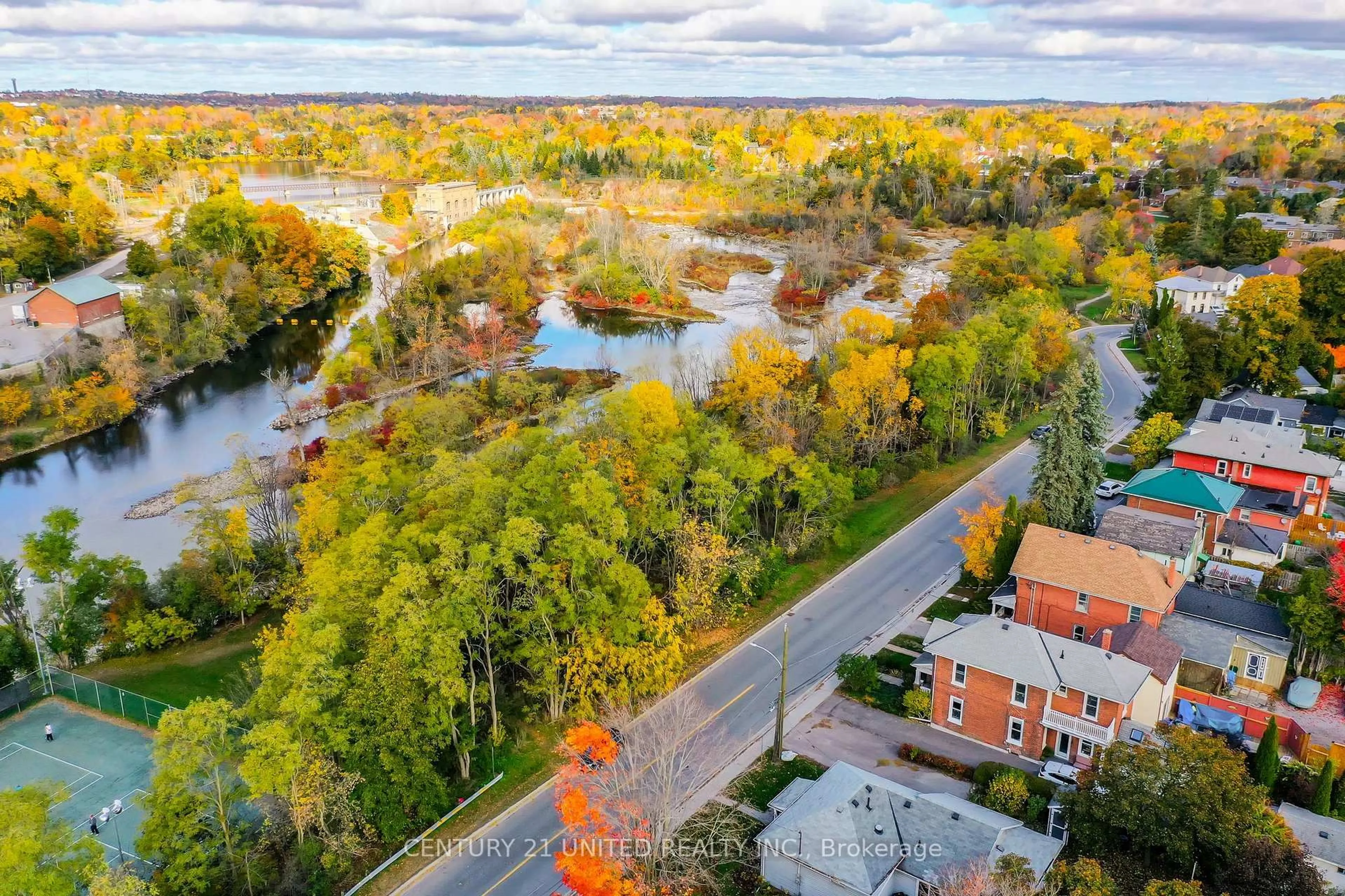 A pic from outside/outdoor area/front of a property/back of a property/a pic from drone, water/lake/river/ocean view for 458 Driscoll Terr, Peterborough Ontario K9H 1T7