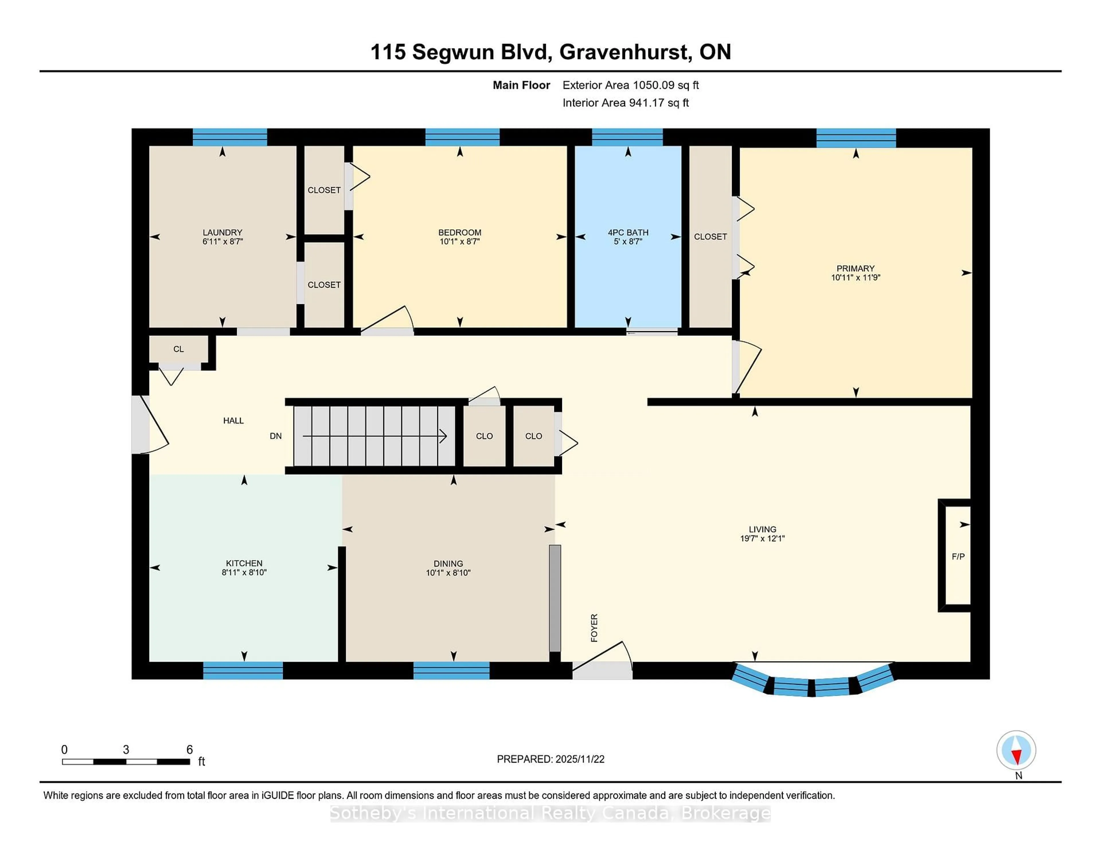 Floor plan for 115 Segwun Blvd, Gravenhurst Ontario P1P 1C5