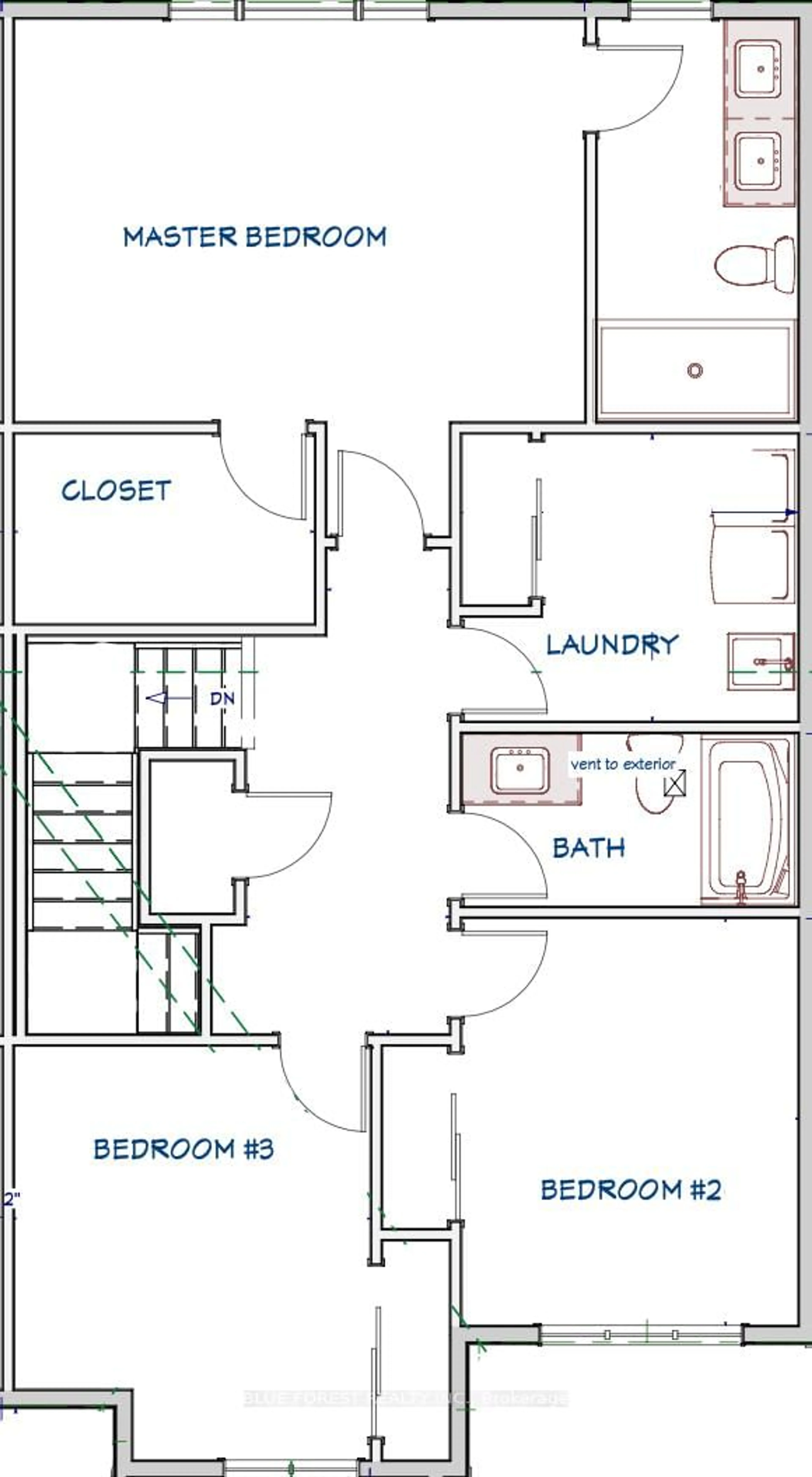 Floor plan for Lot 1 McTavish St, Strathroy-Caradoc Ontario N7G 3K5