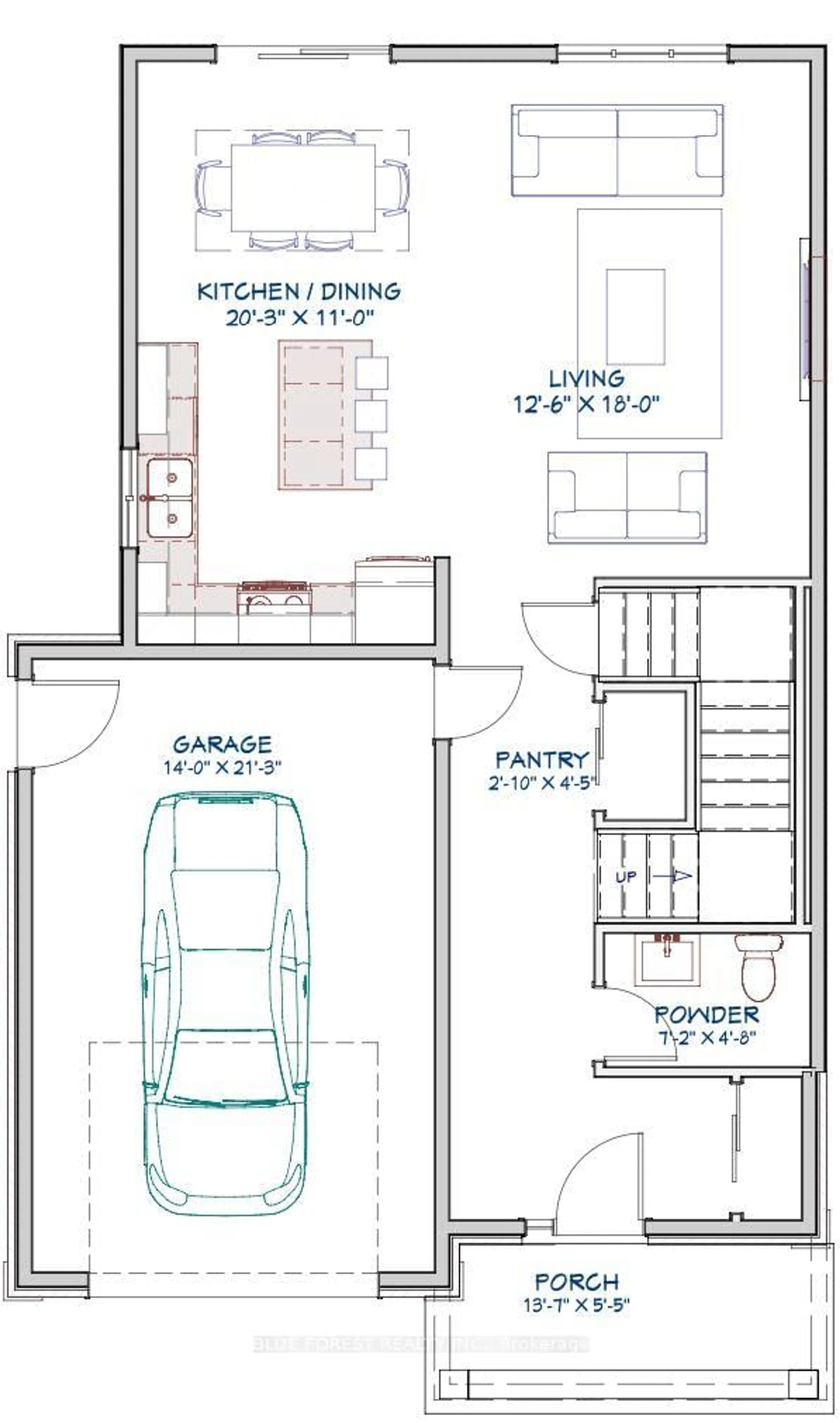 Floor plan for Lot 1 McTavish St, Strathroy-Caradoc Ontario N7G 3K5