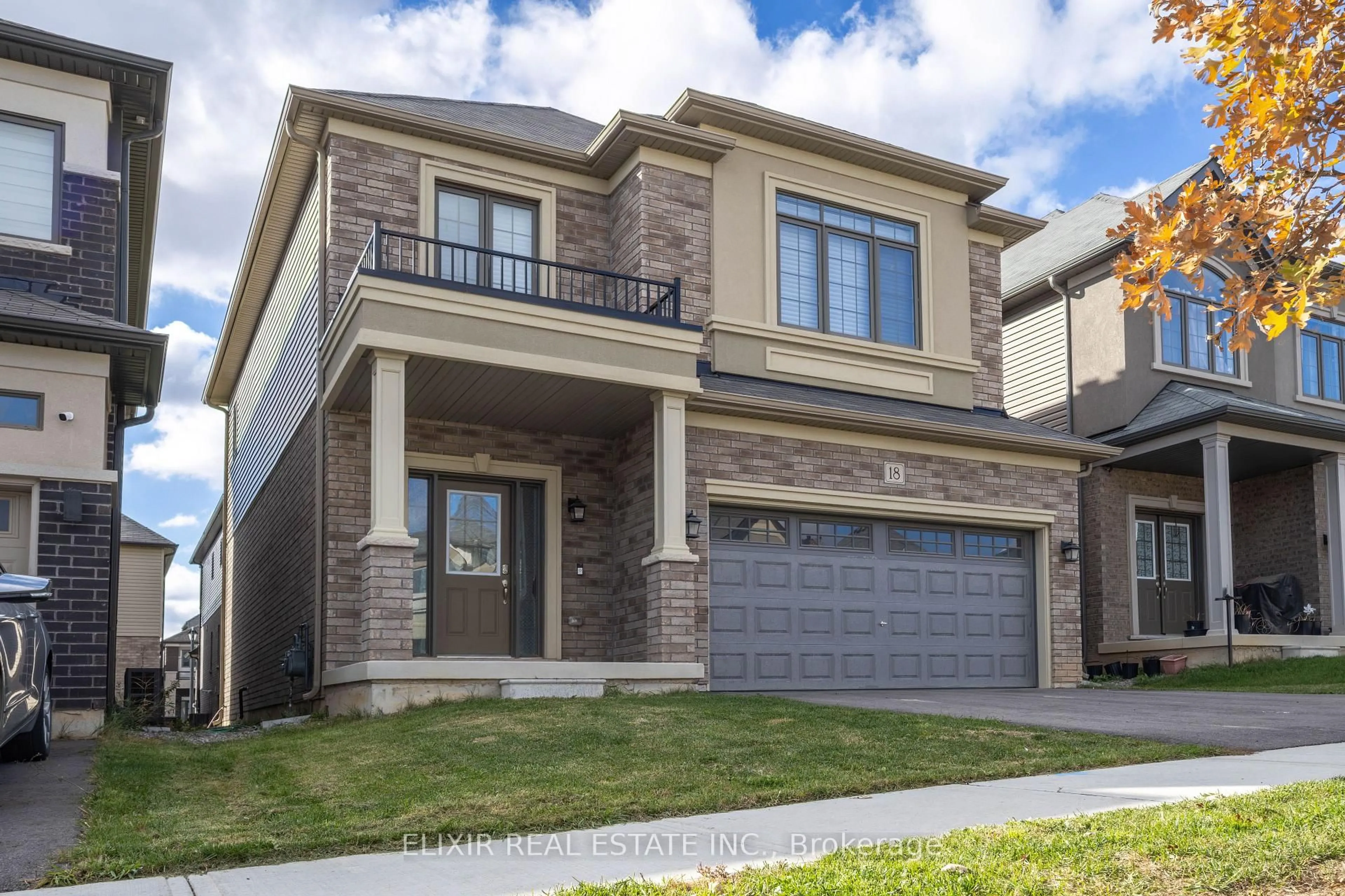 Home with brick exterior material, street for 18 Jenner Dr, Brant Ontario N3L 0L2