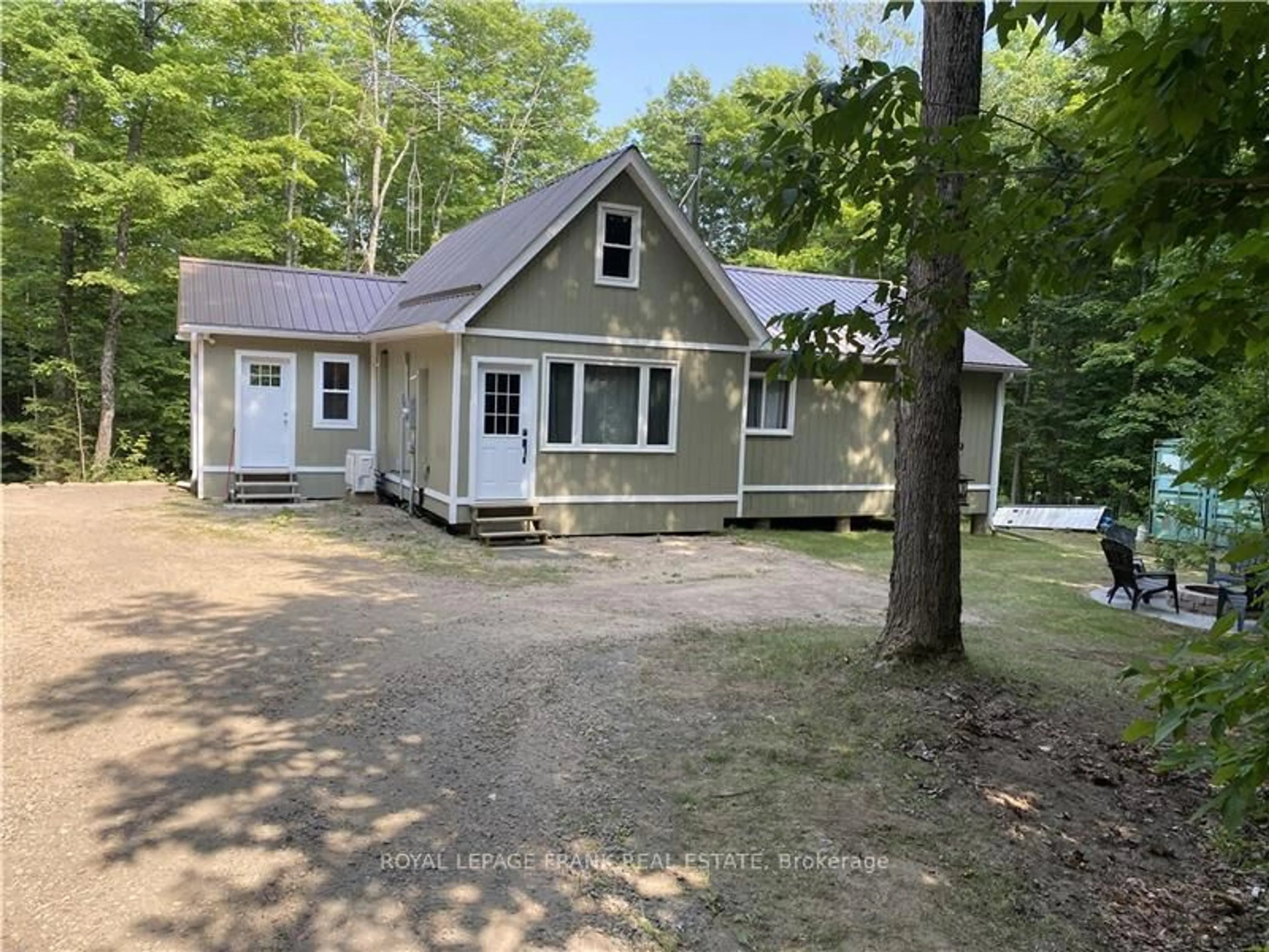 A pic from outside/outdoor area/front of a property/back of a property/a pic from drone, street for 595 Old Diamond Lake Rd, Bancroft Ontario K0L 1C0