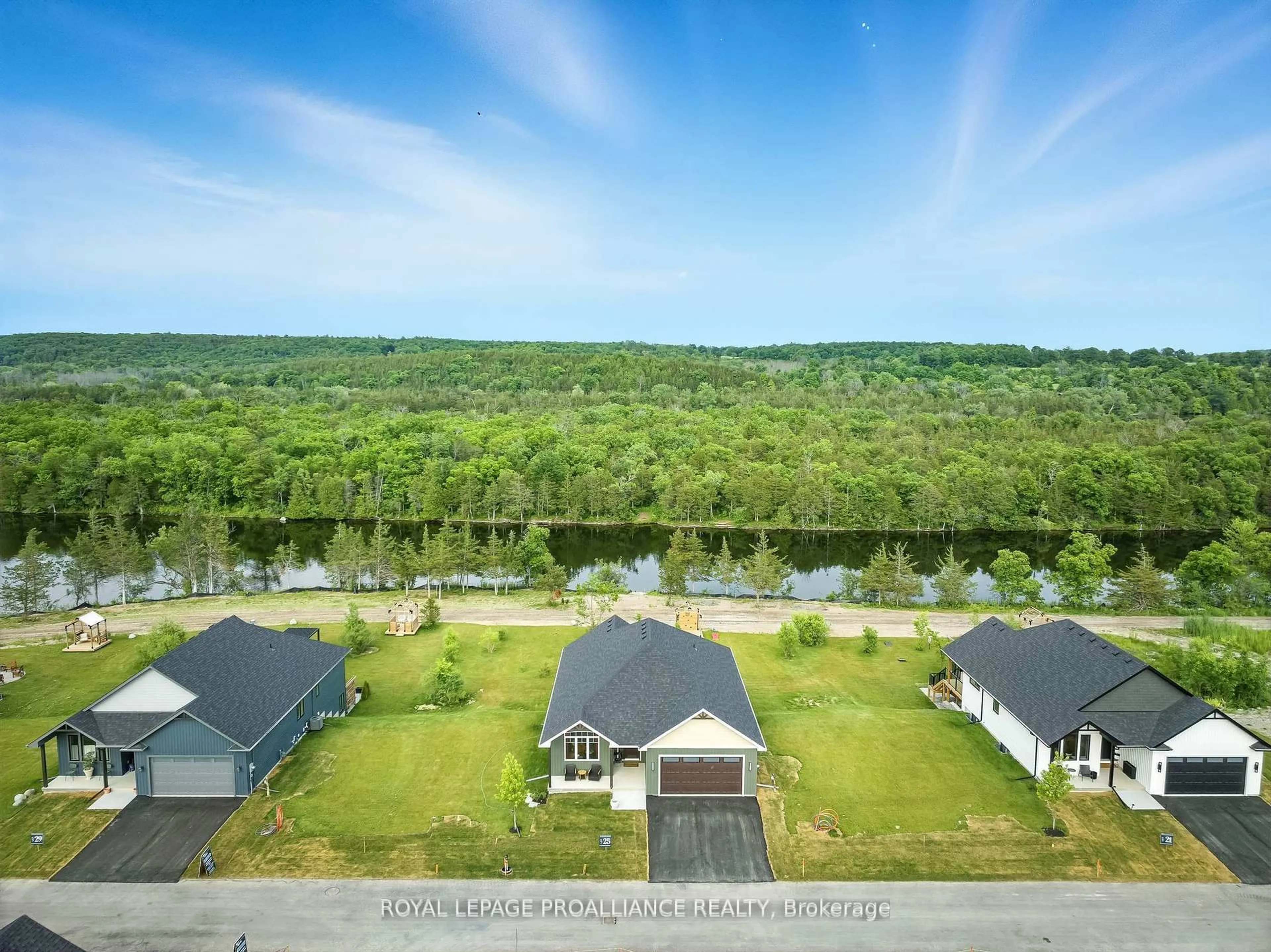 A pic from outside/outdoor area/front of a property/back of a property/a pic from drone, water/lake/river/ocean view for Lot 25 River Rapids Rd, Hastings Ontario K0K 2C0