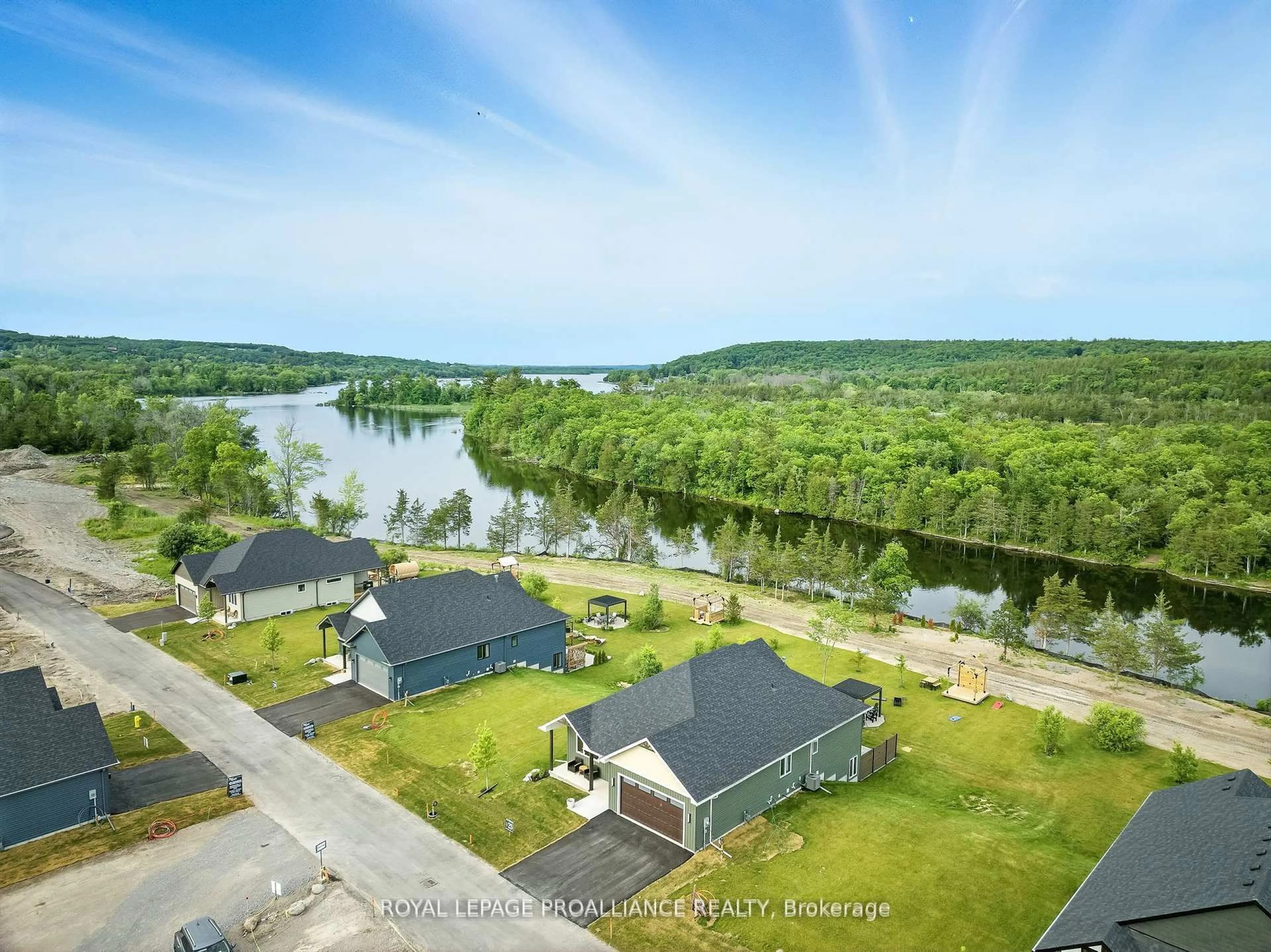 A pic from outside/outdoor area/front of a property/back of a property/a pic from drone, water/lake/river/ocean view for Lot 25 River Rapids Rd, Hastings Ontario K0K 2C0