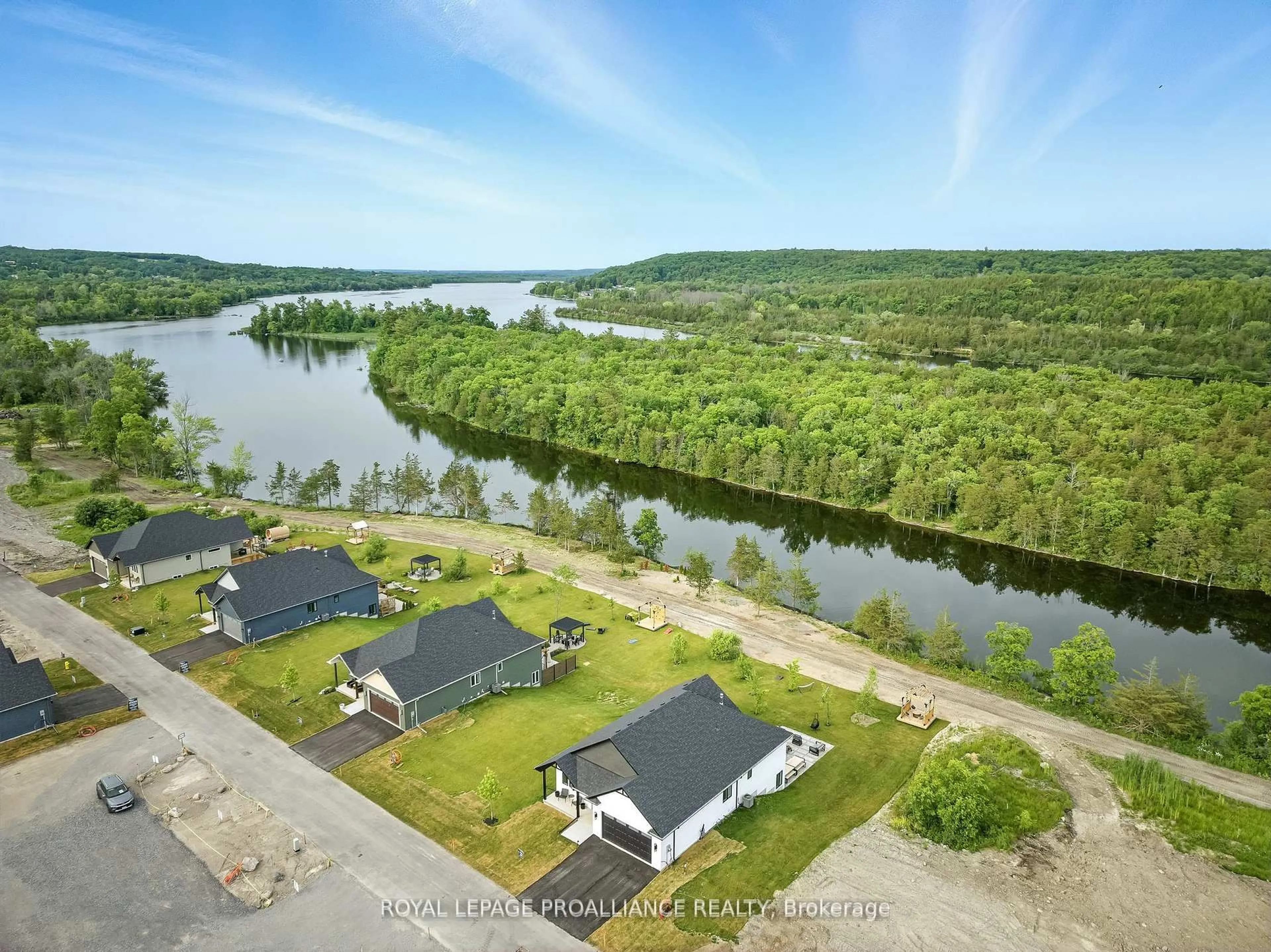 A pic from outside/outdoor area/front of a property/back of a property/a pic from drone, water/lake/river/ocean view for Lot 29 River Rapids Rd, Hastings Ontario K0K 2C0