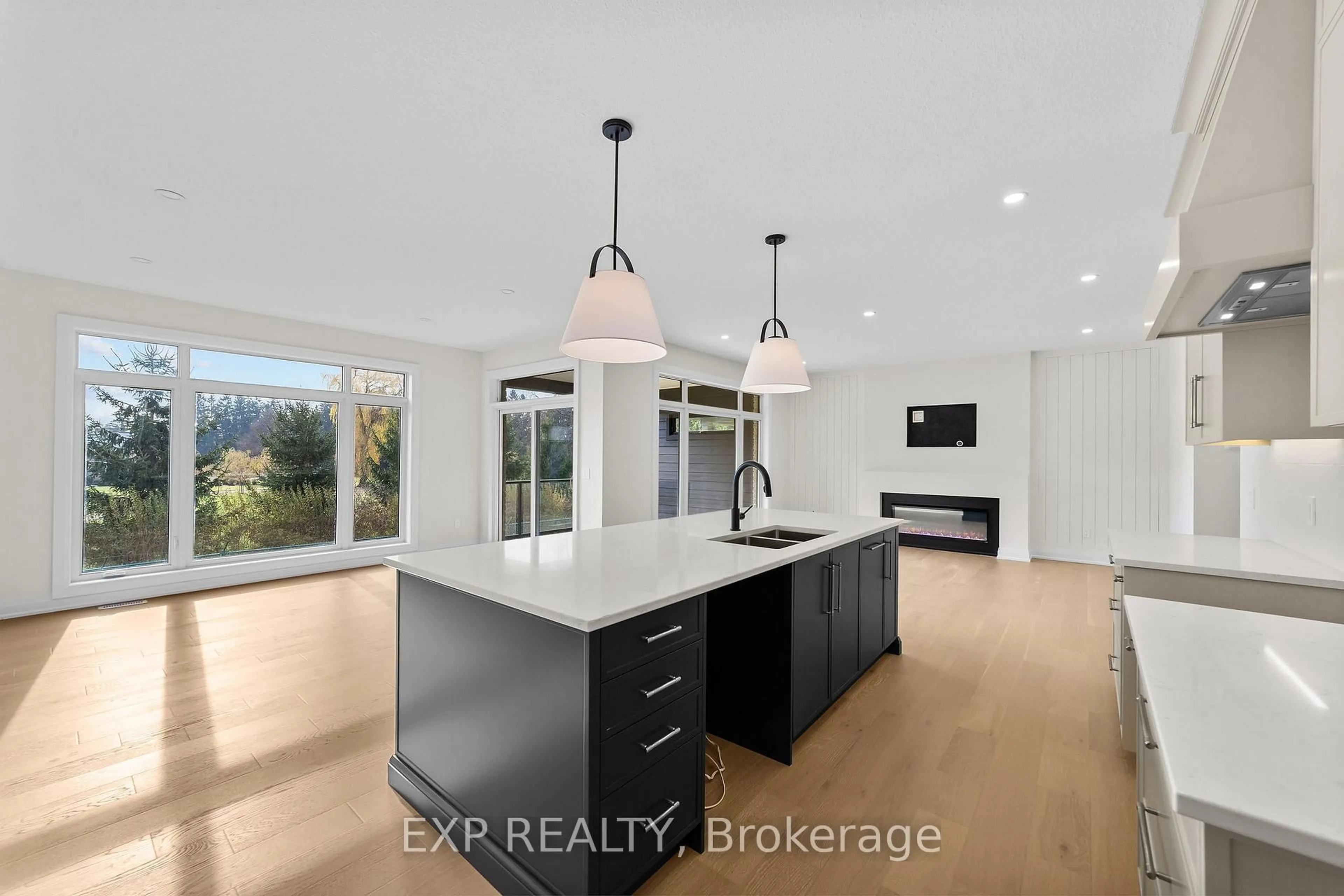 Open concept kitchen, ceramic/tile floor for 6875 Heathwoods Ave, London South Ontario N6P 1H5