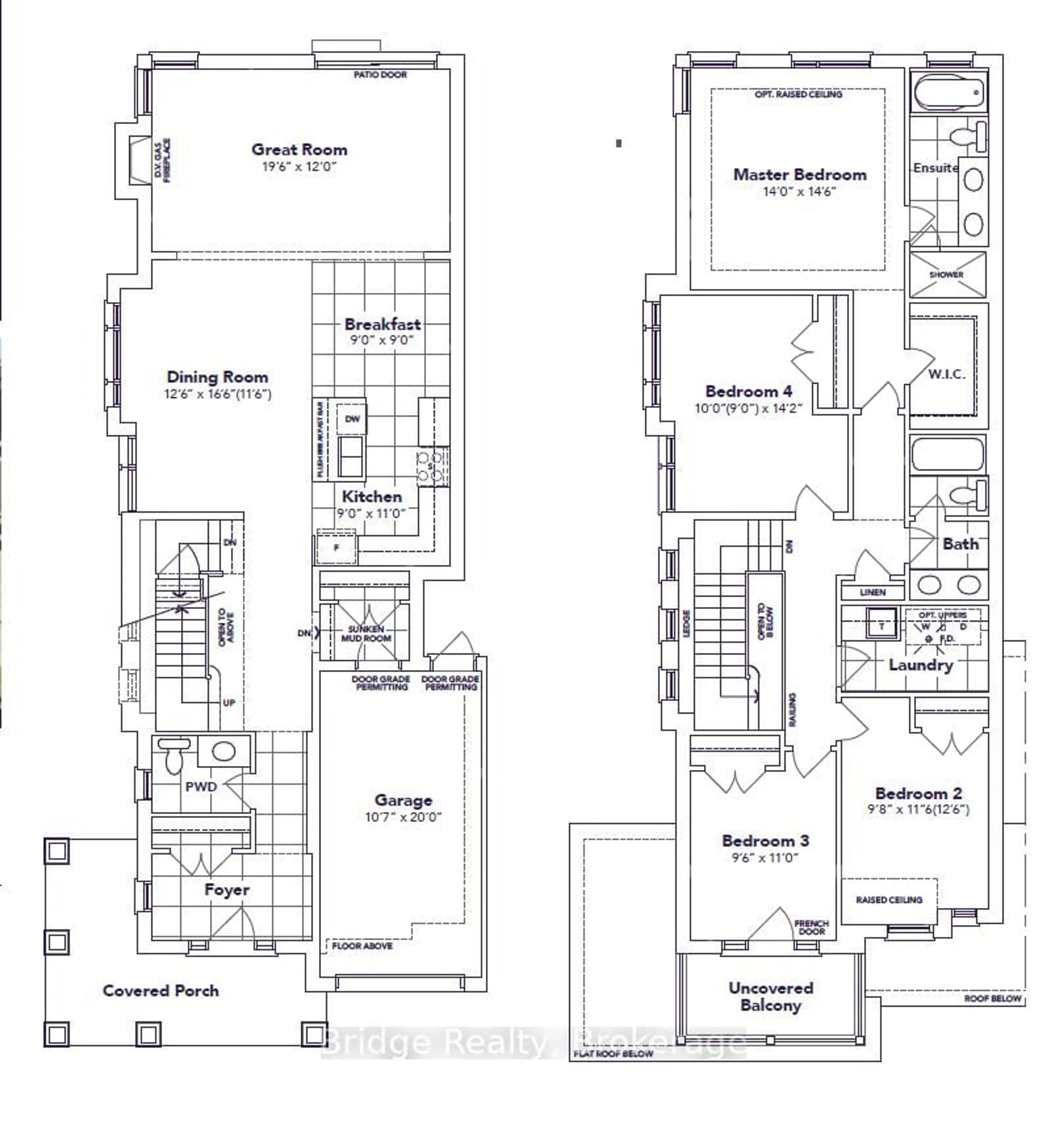Floor plan for 154 Cole Terr, Woodstock Ontario N4T 0P5