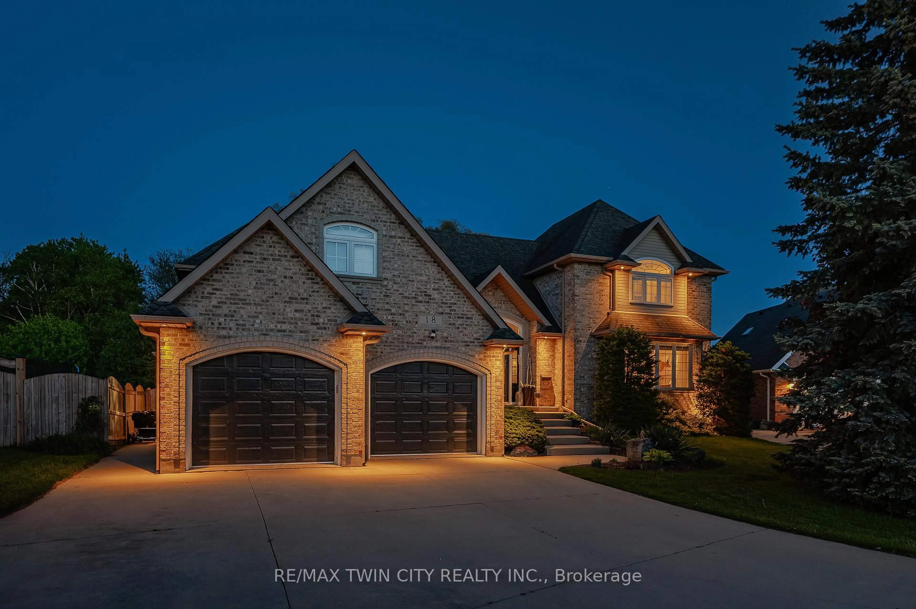 Home with brick exterior material, street for 18 Weberlyn Cres, Woolwich Ontario N0B 1N0