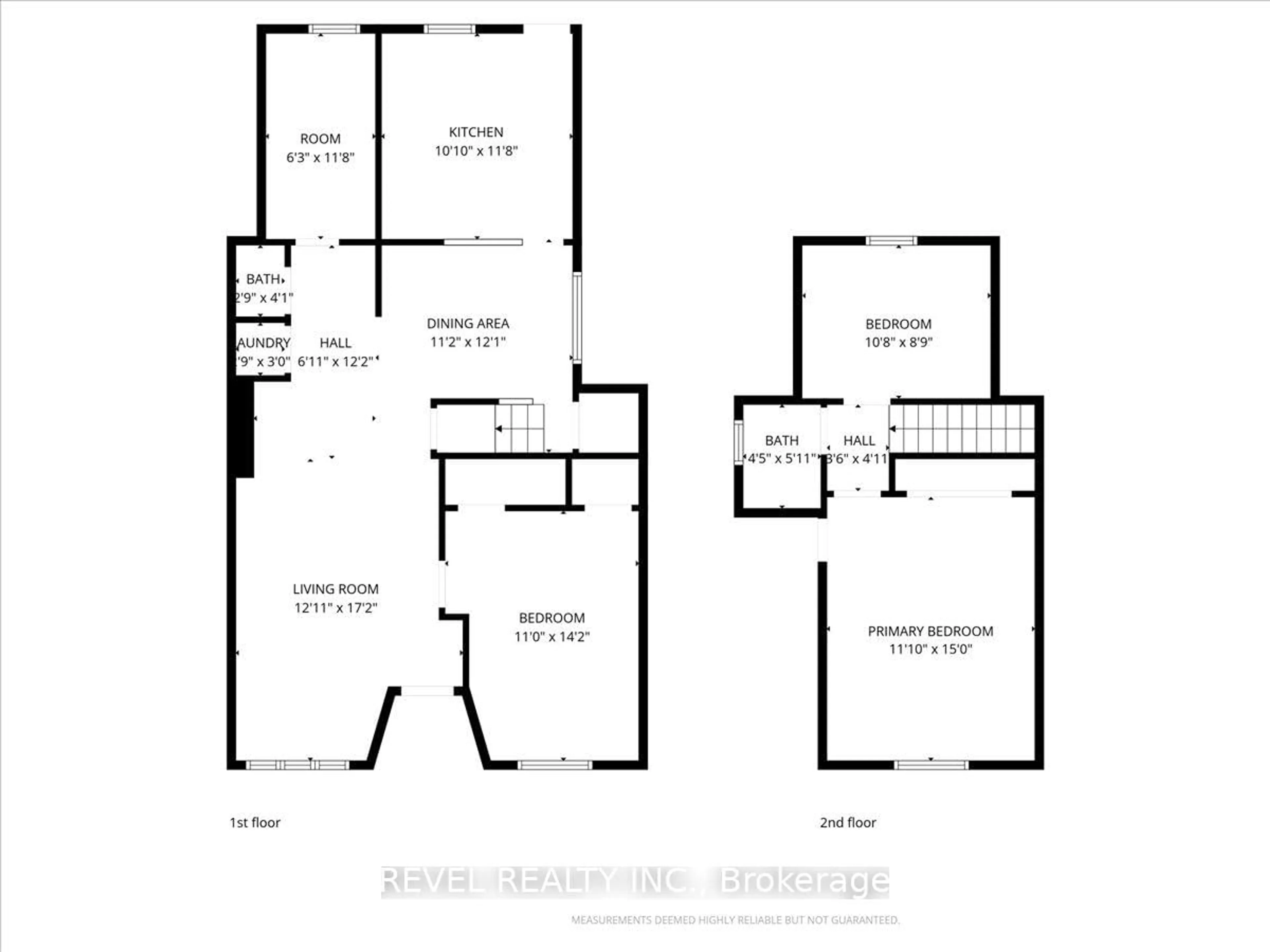 Floor plan for 39 Division St, Hamilton Ontario L8H 4Z7