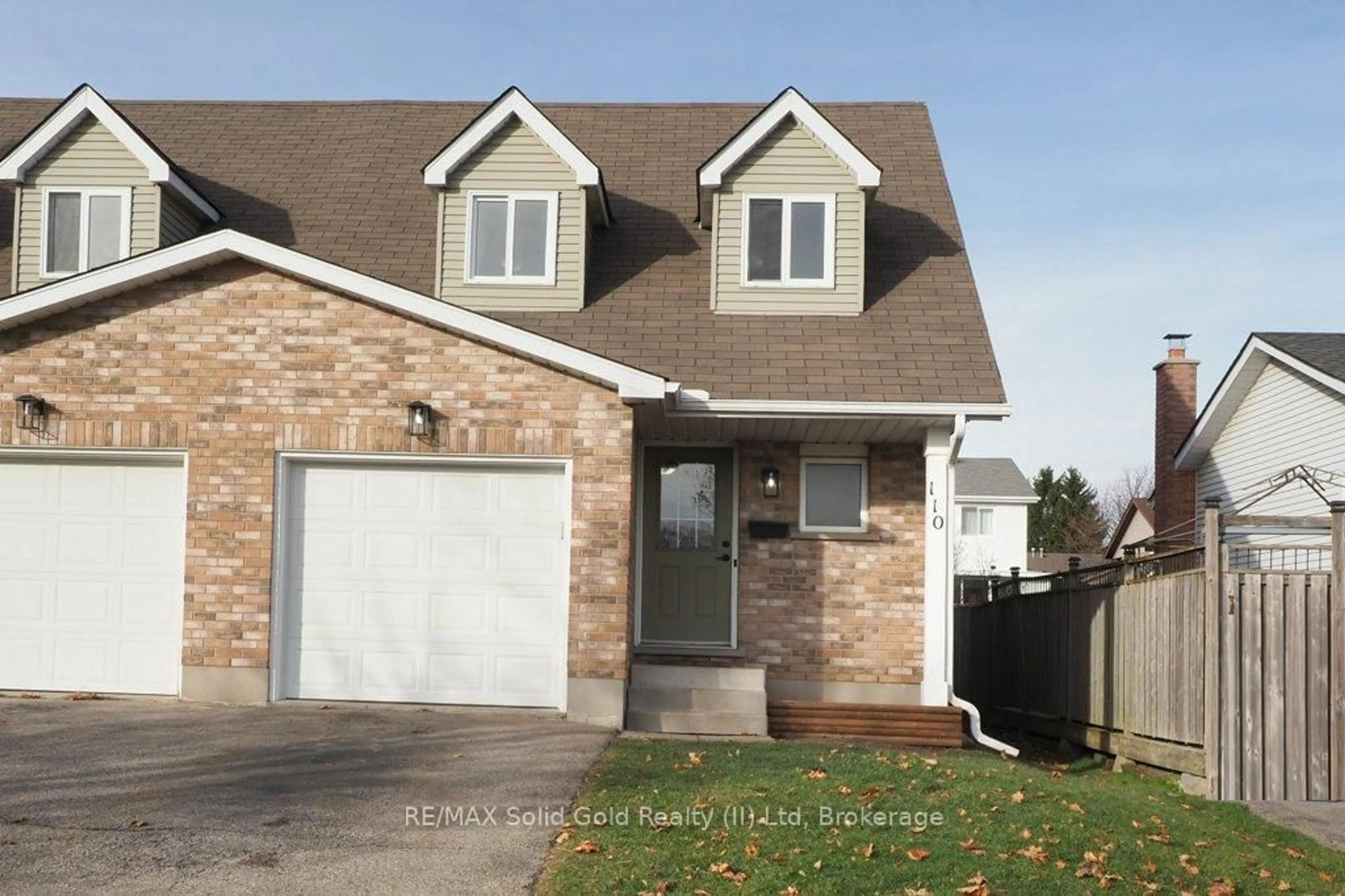 Home with brick exterior material, street for 110 Bankside Dr, Waterloo Ontario N2N 3E2