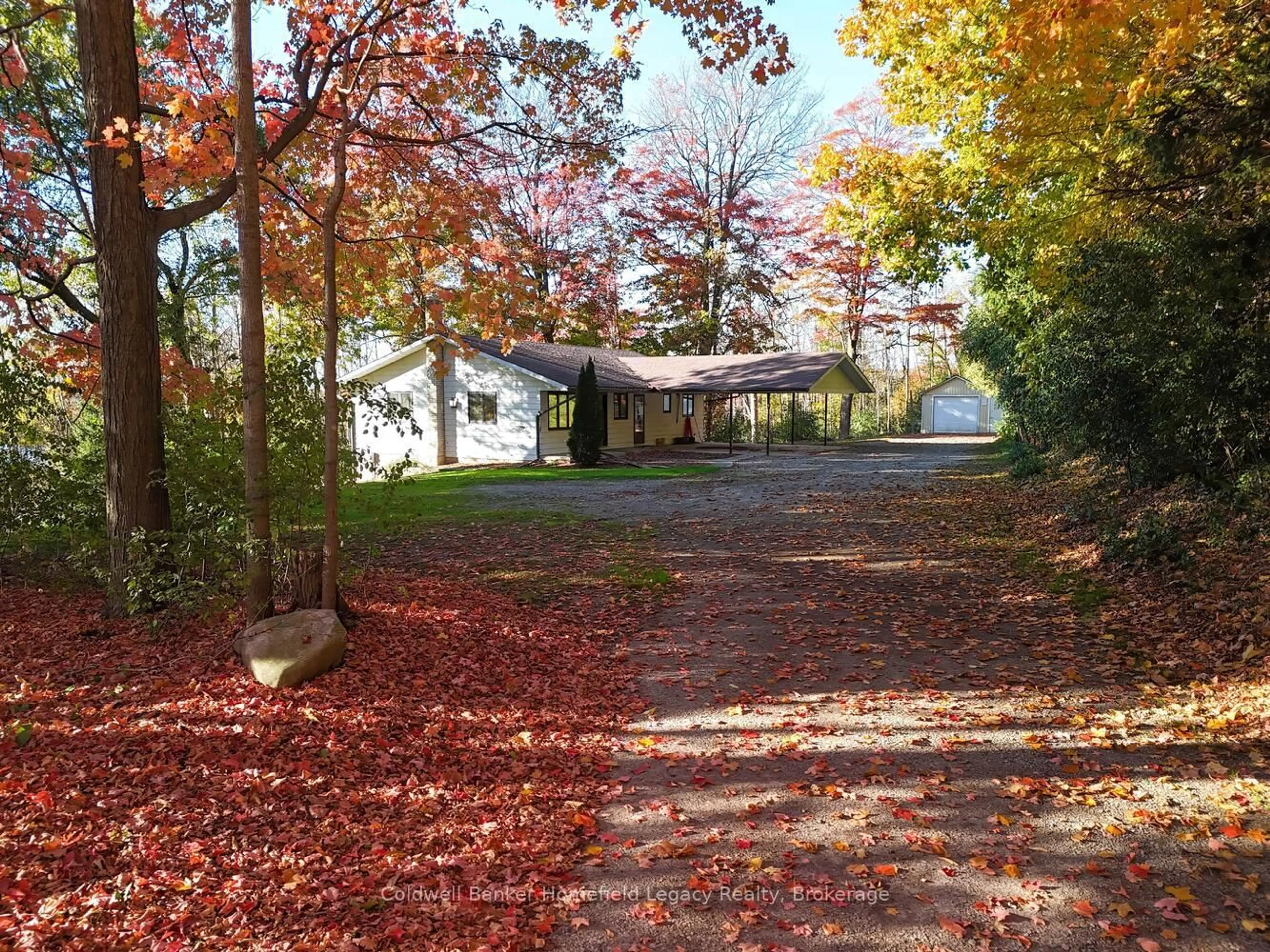 A pic from outside/outdoor area/front of a property/back of a property/a pic from drone, street for 4920 Line 10 Line, Perth South Ontario N4X 1C4