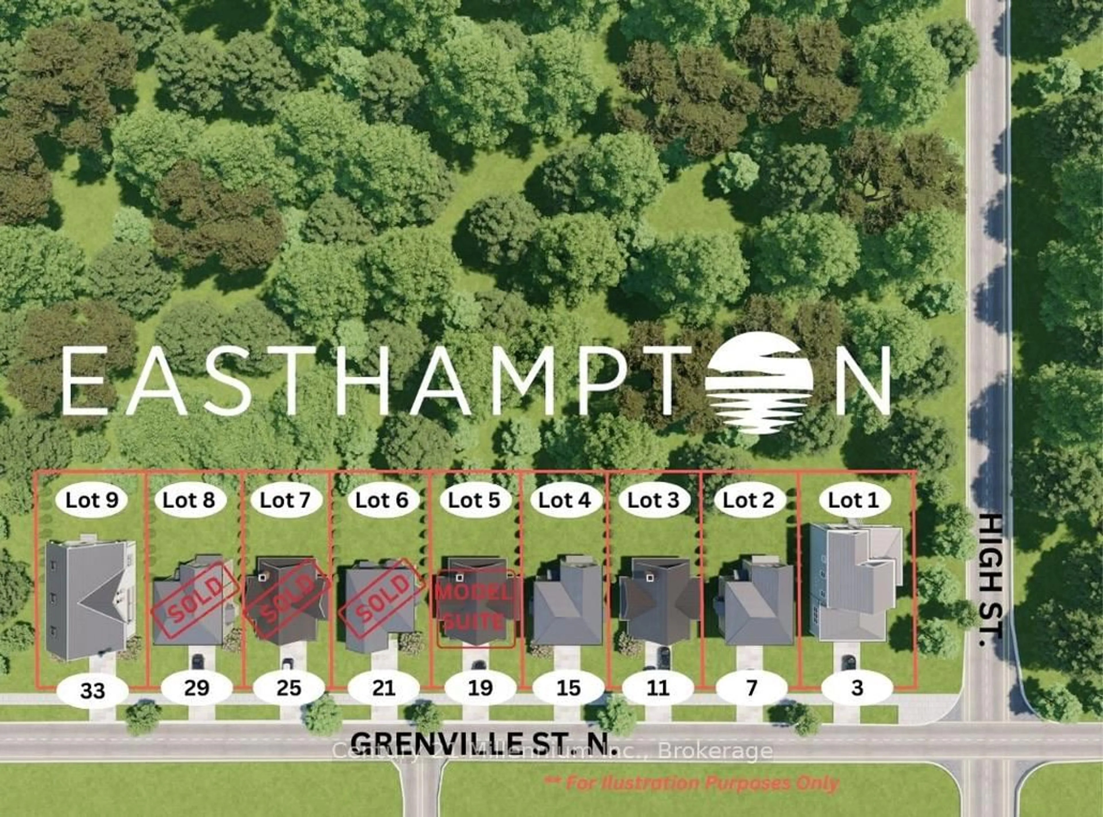 A pic from outside/outdoor area/front of a property/back of a property/a pic from drone, street for 11 Grenville St, Saugeen Shores Ontario N0H 2L0