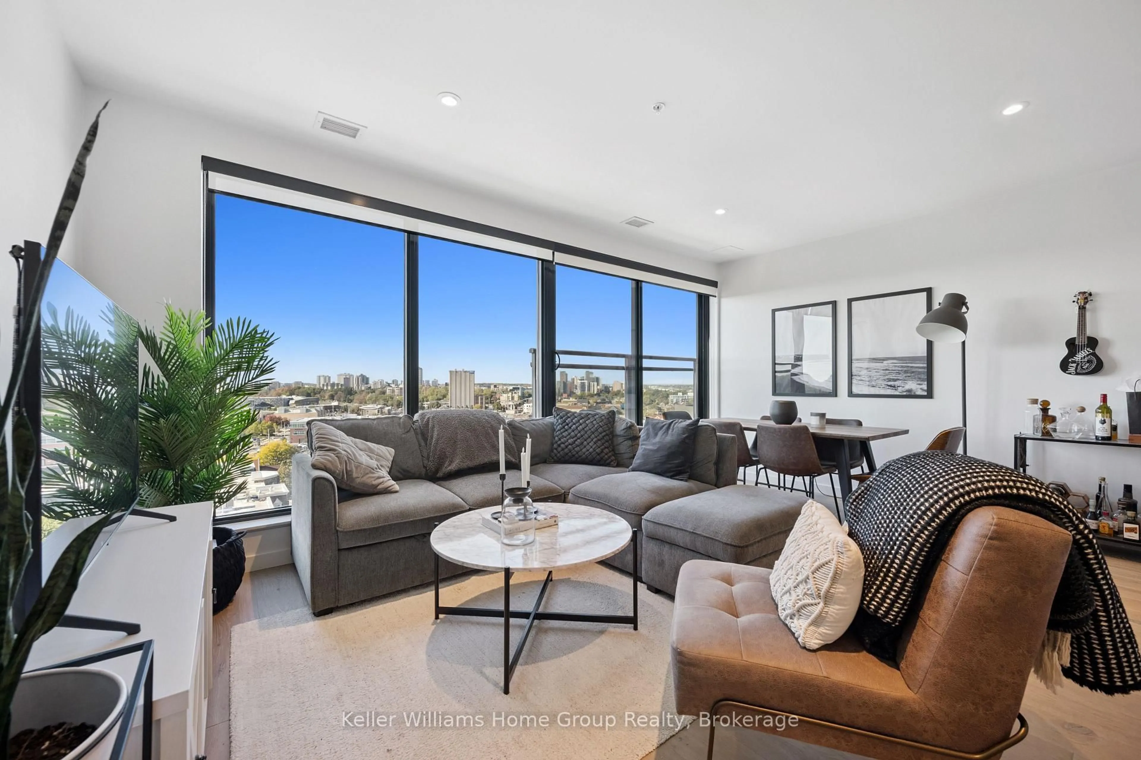 Living room with furniture, unknown for 181 King St #1105, Waterloo Ontario N2J 0E7