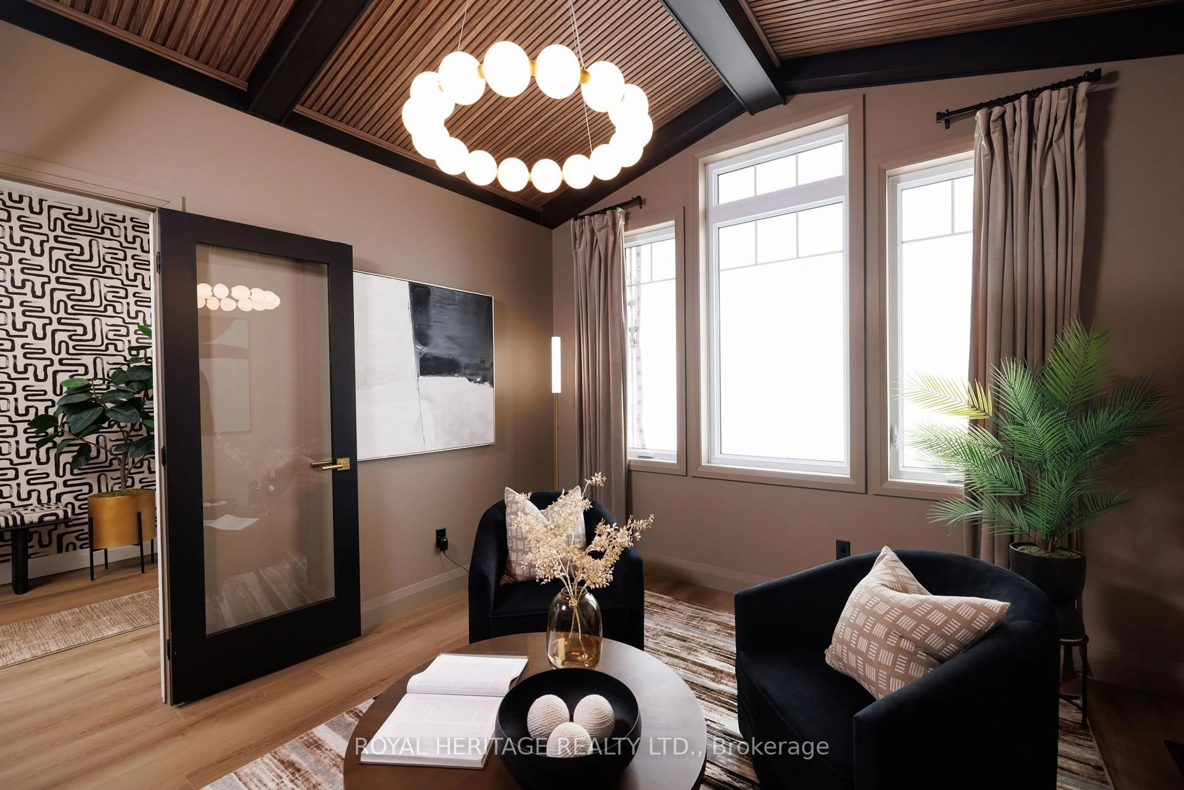 Living room with furniture, wood/laminate floor for Lot 21 River Rapids Rd, Hastings Ontario K0K 2C0