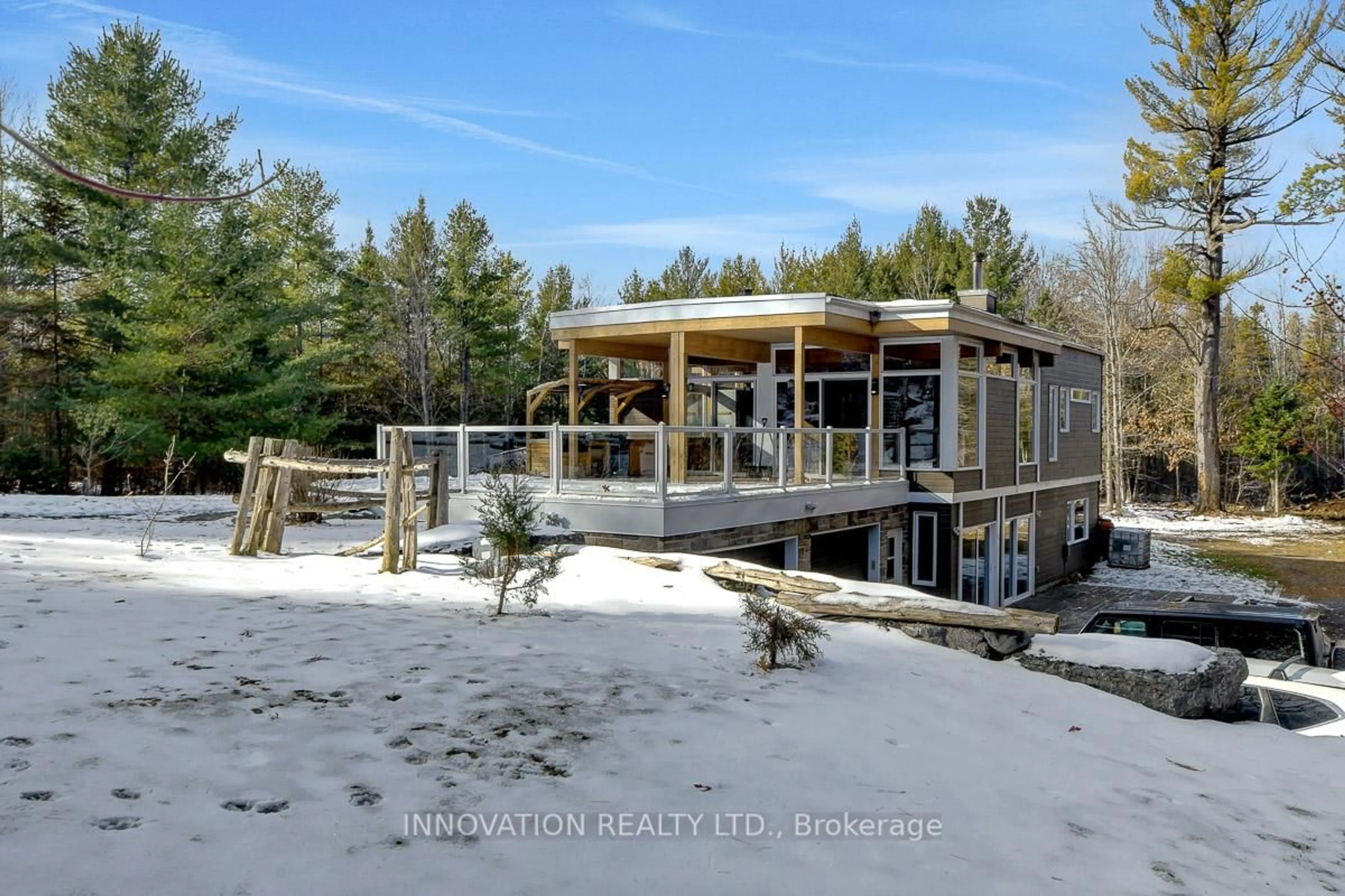 A pic from outside/outdoor area/front of a property/back of a property/a pic from drone, mountain view for 1792 Bearhill Rd, Carp Ontario K0A 1L0