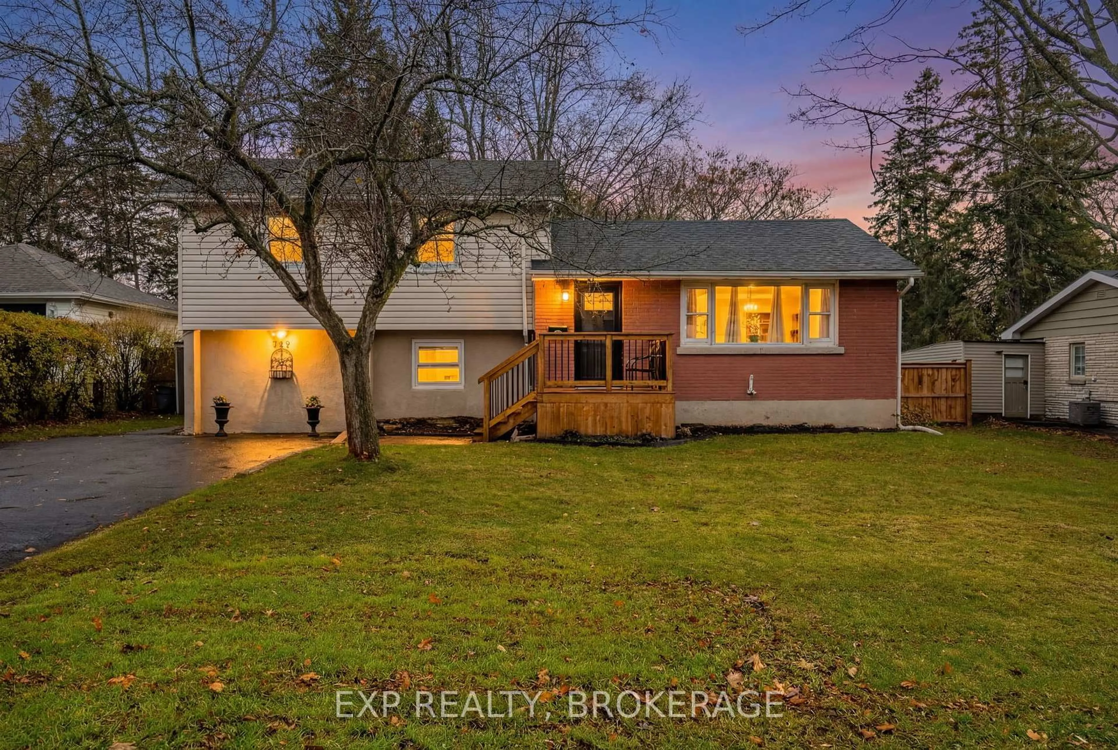 A pic from outside/outdoor area/front of a property/back of a property/a pic from drone, street for 749 Front Rd, Kingston Ontario K7M 4L6