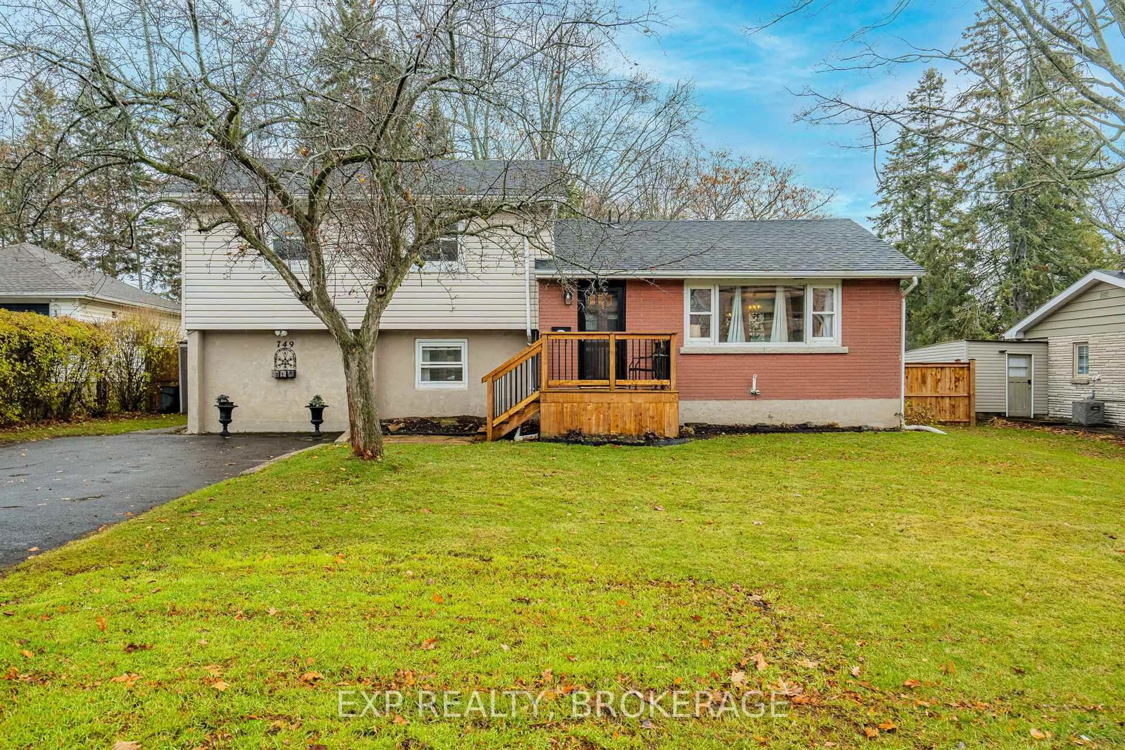 A pic from outside/outdoor area/front of a property/back of a property/a pic from drone, street for 749 Front Rd, Kingston Ontario K7M 4L6