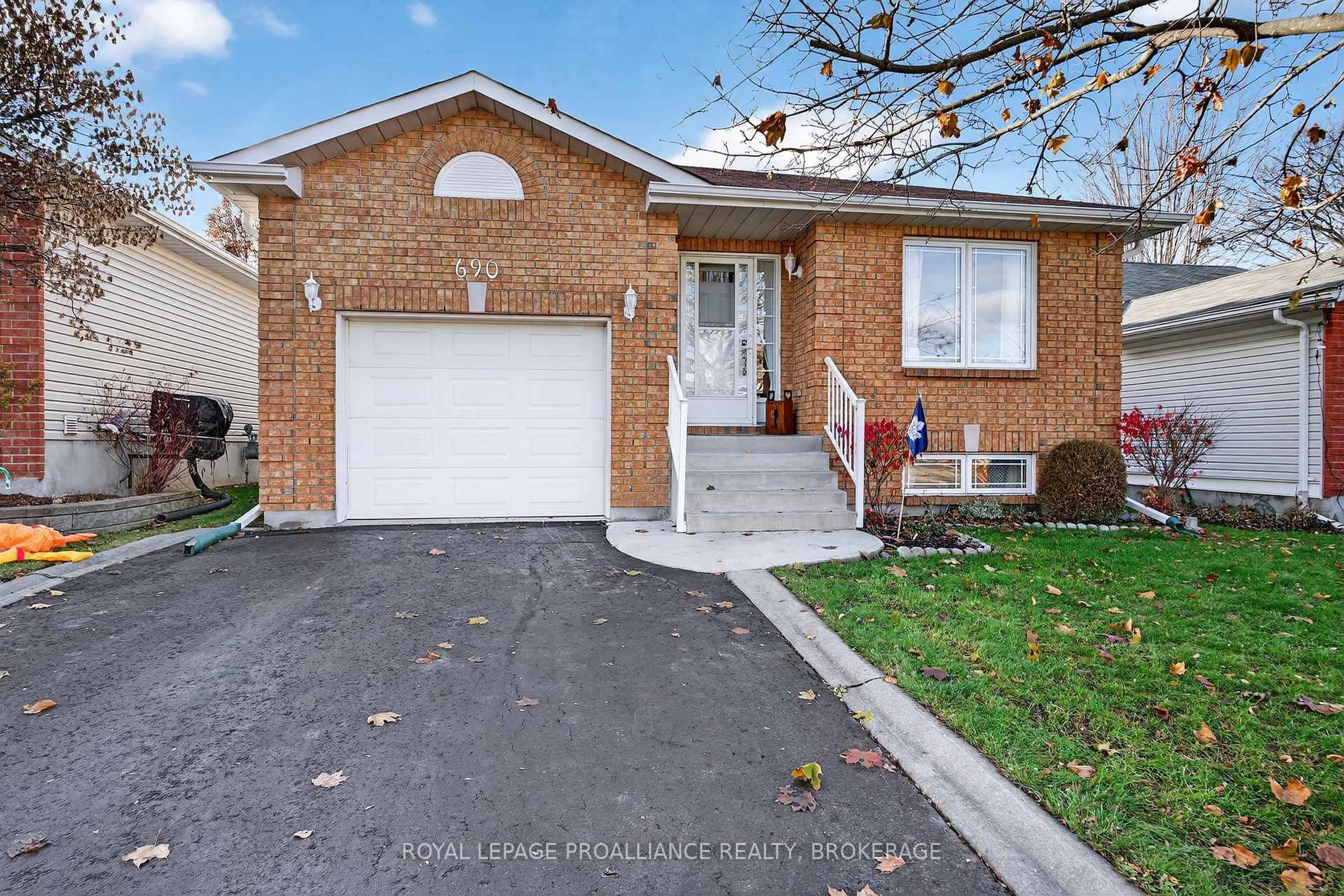 Home with brick exterior material, street for 690 Roosevelt Dr, Kingston Ontario K7M 8T8