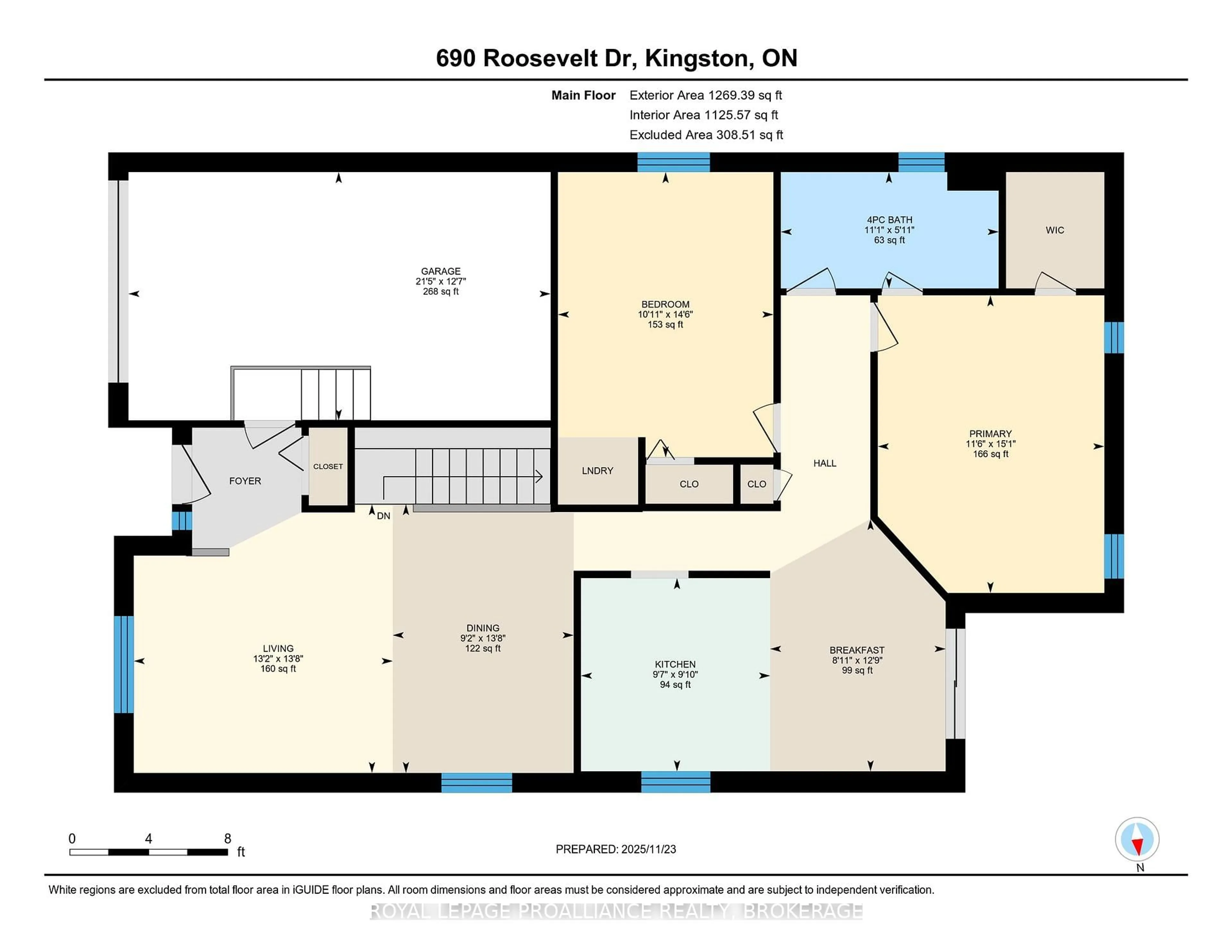 Floor plan for 690 Roosevelt Dr, Kingston Ontario K7M 8T8
